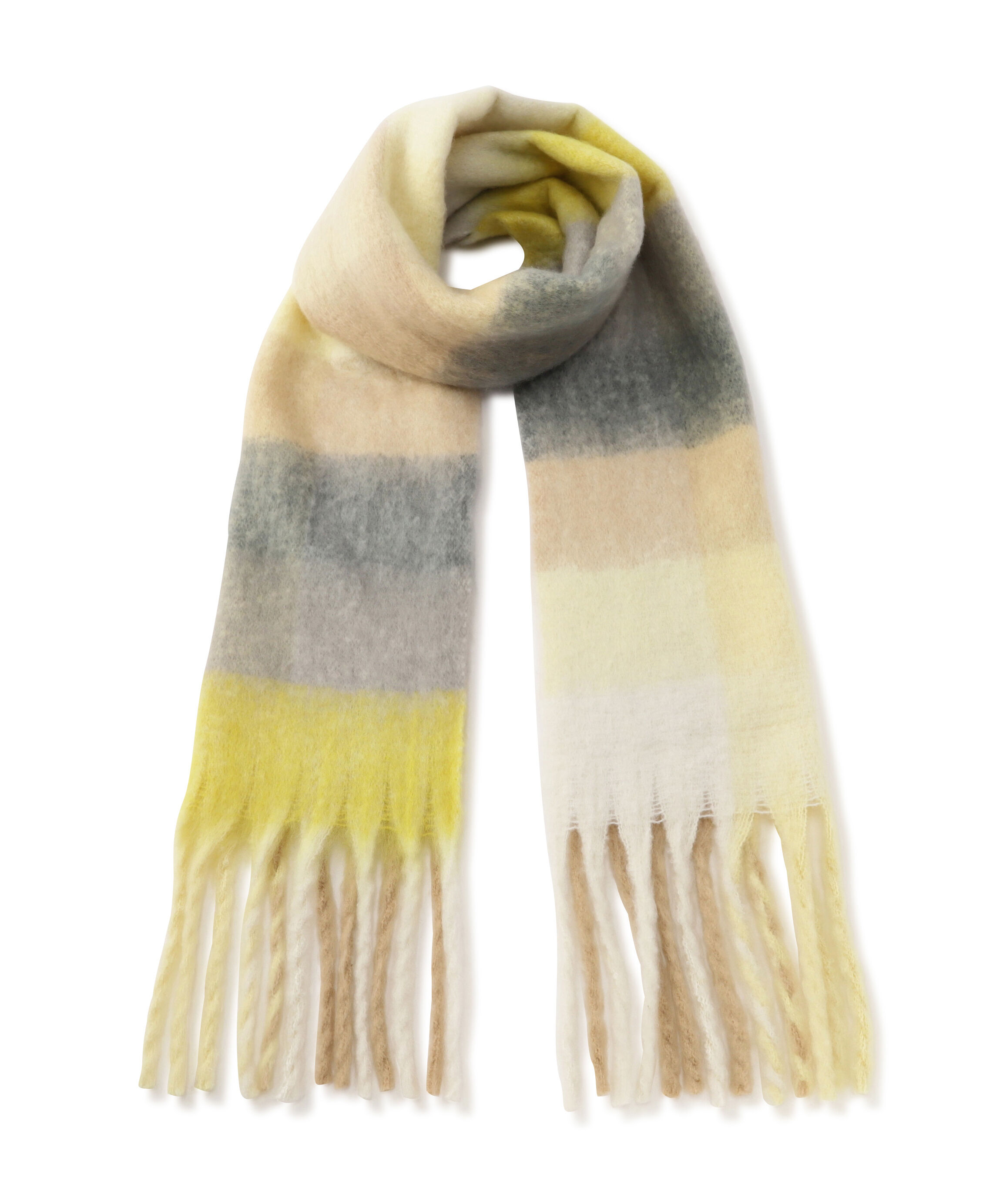  「大判チェックストール」|ソックス|