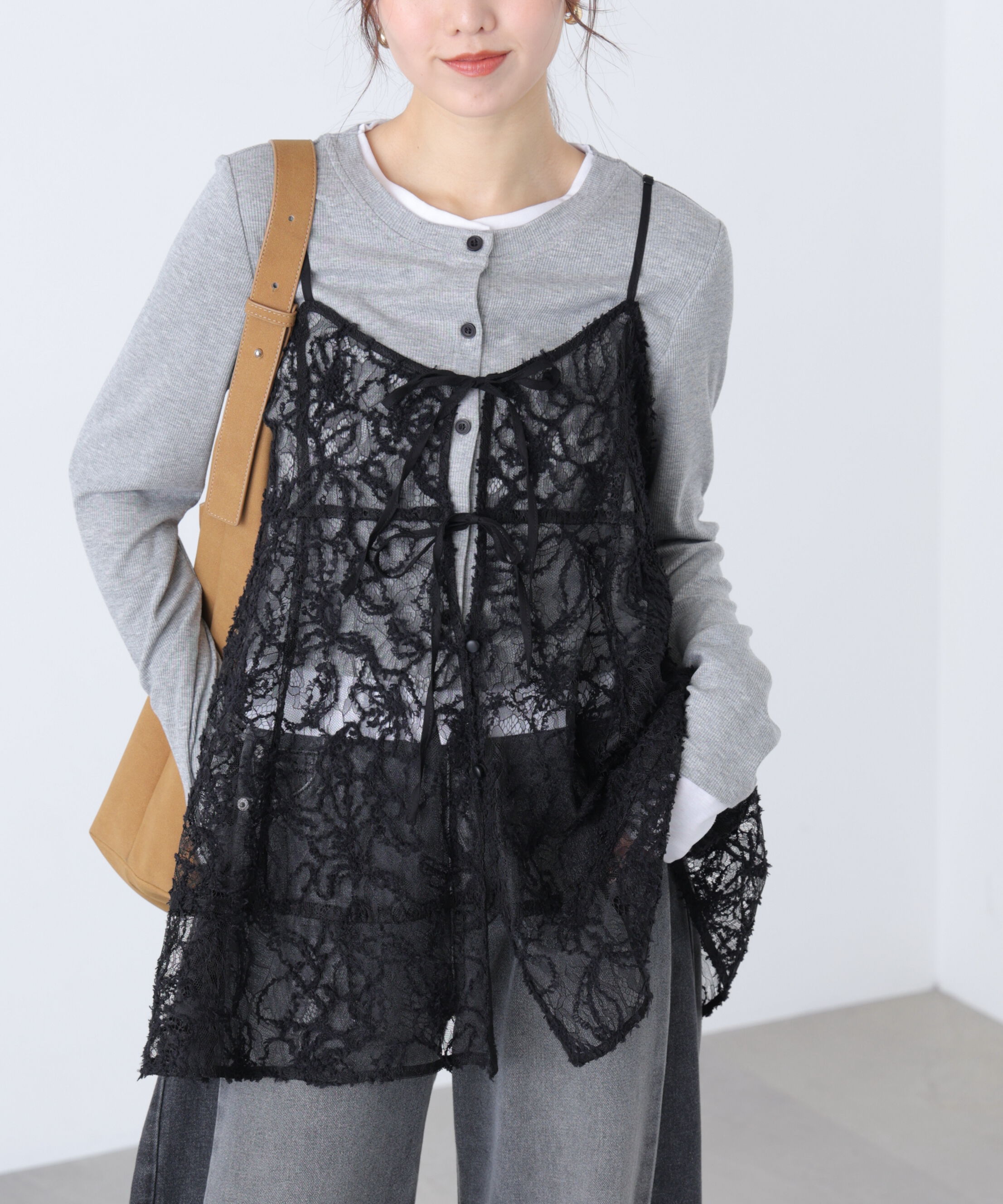  「レースキャミチュニック」|シャツ・ブラウス|