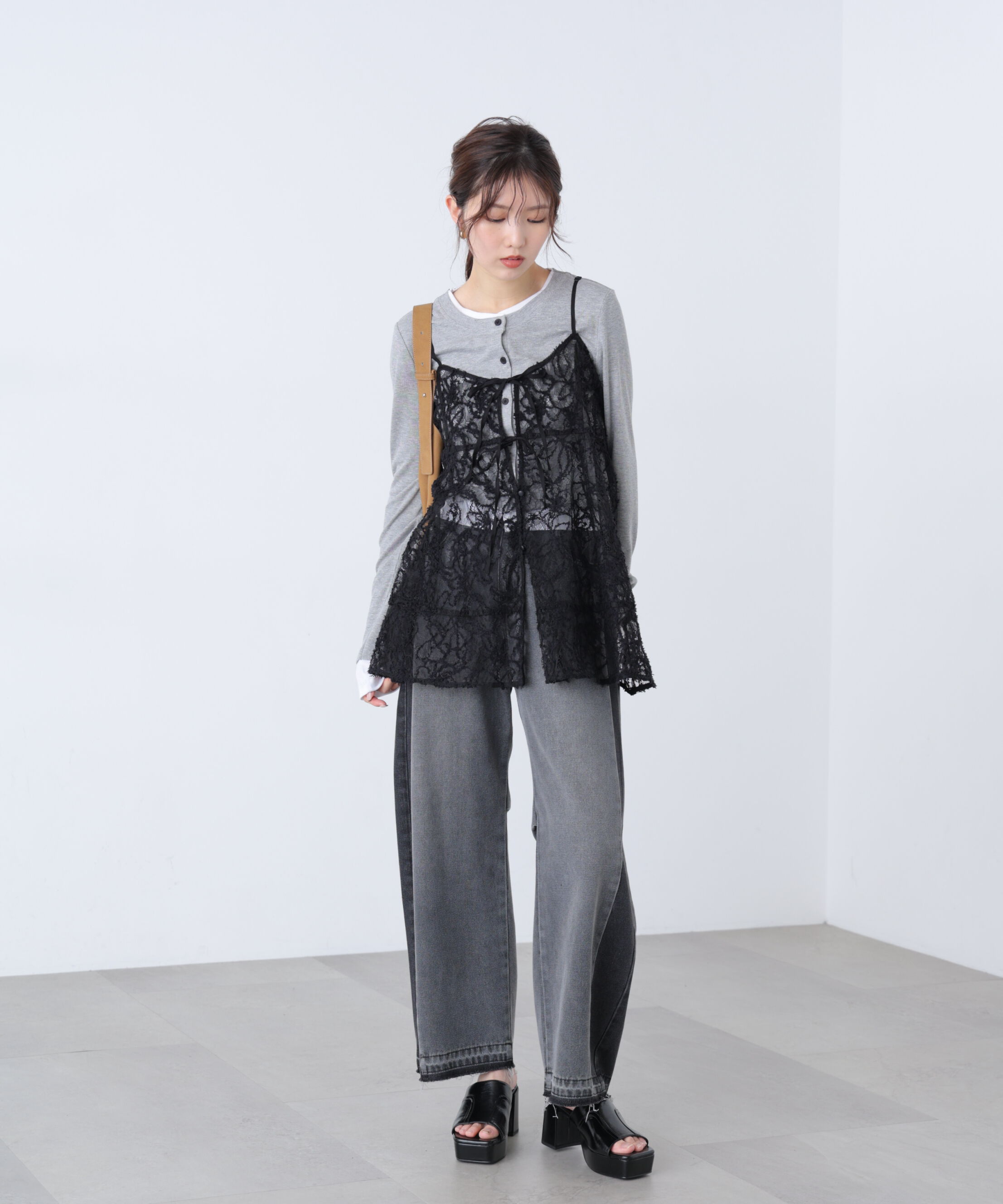  「レースキャミチュニック」|シャツ・ブラウス|