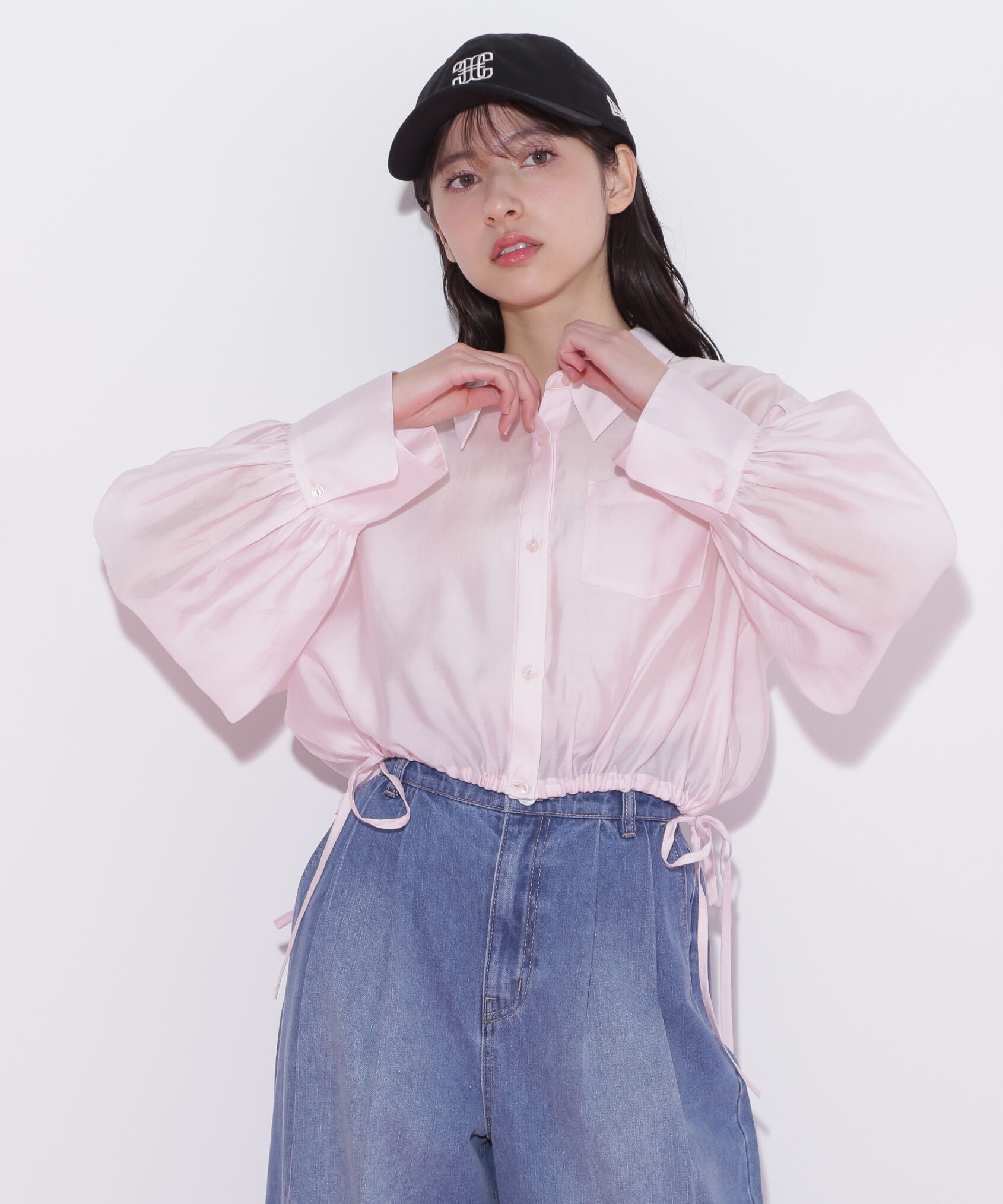  「短丈シアーシャツ」|シャツ・ブラウス|