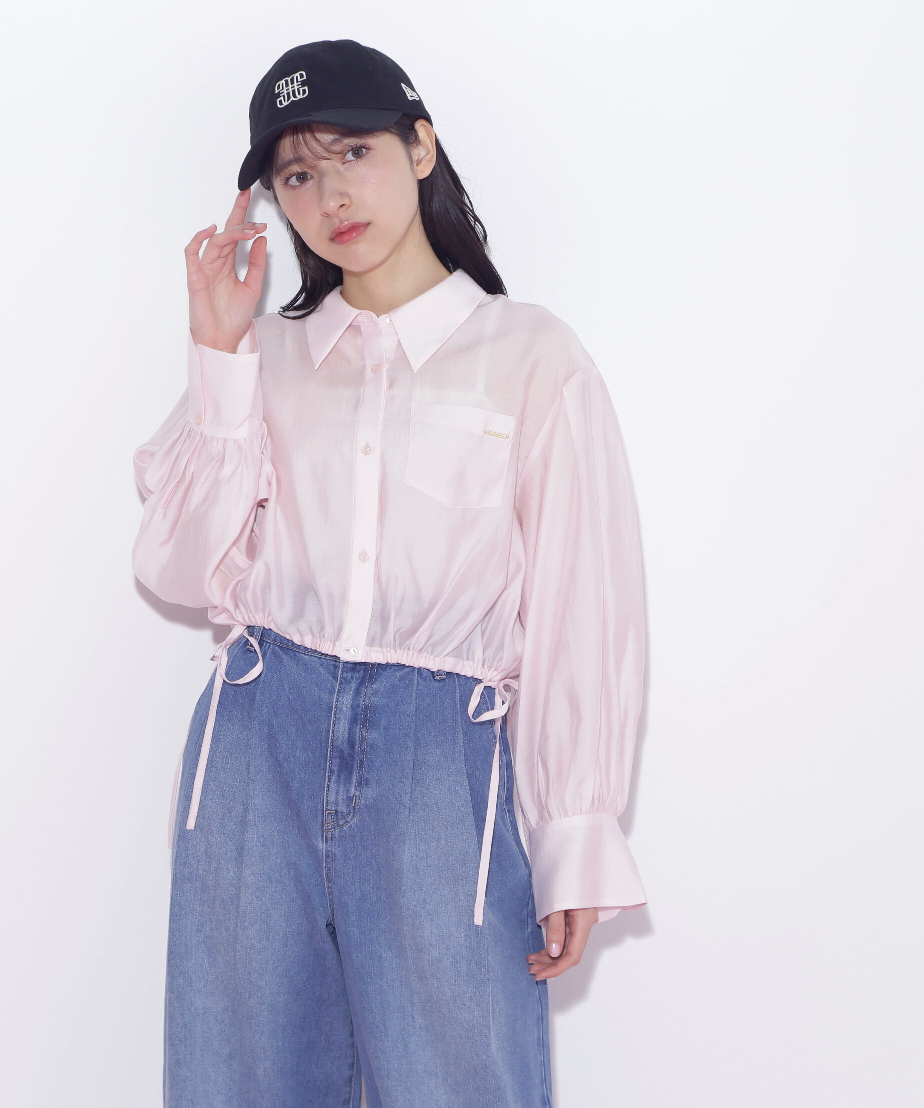  「短丈シアーシャツ」|シャツ・ブラウス|