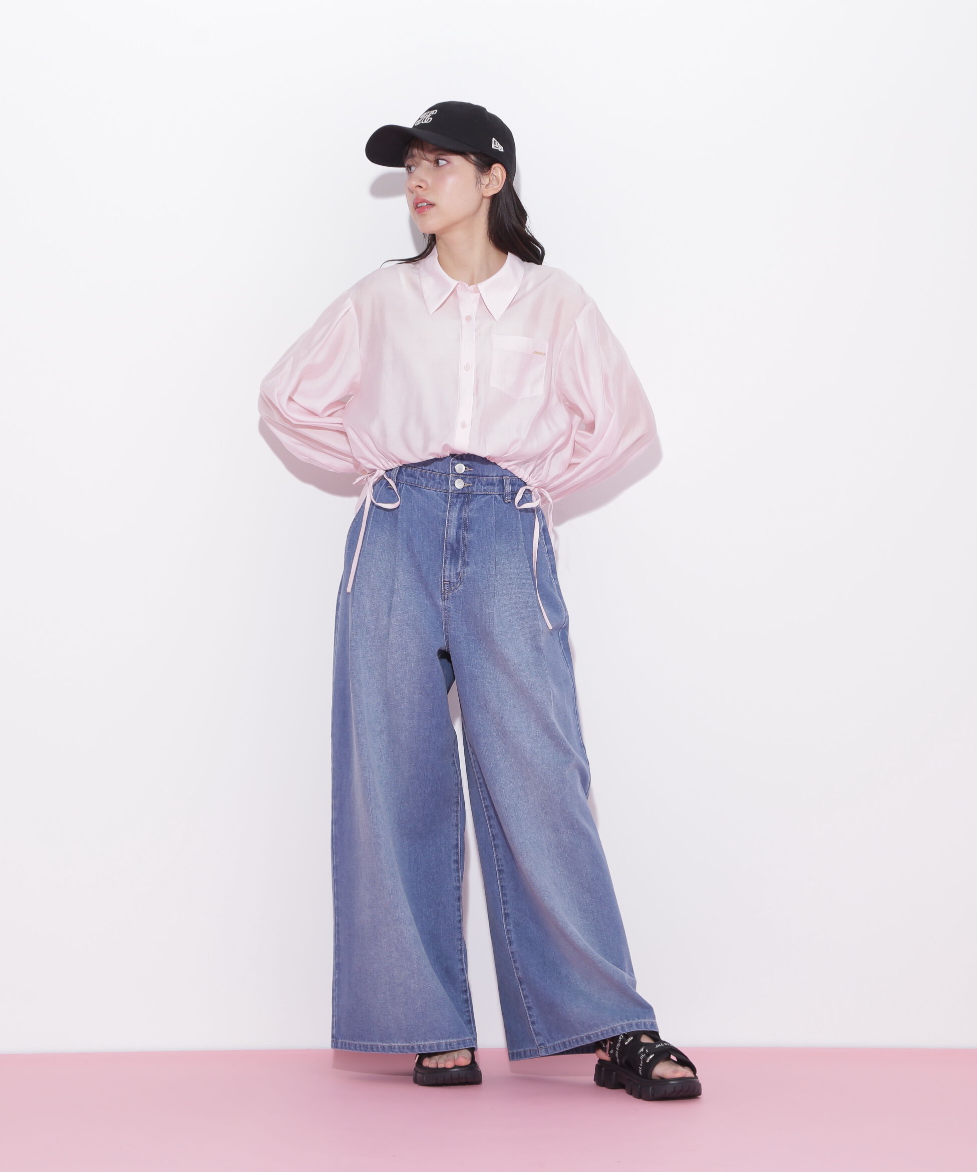  「短丈シアーシャツ」|シャツ・ブラウス|