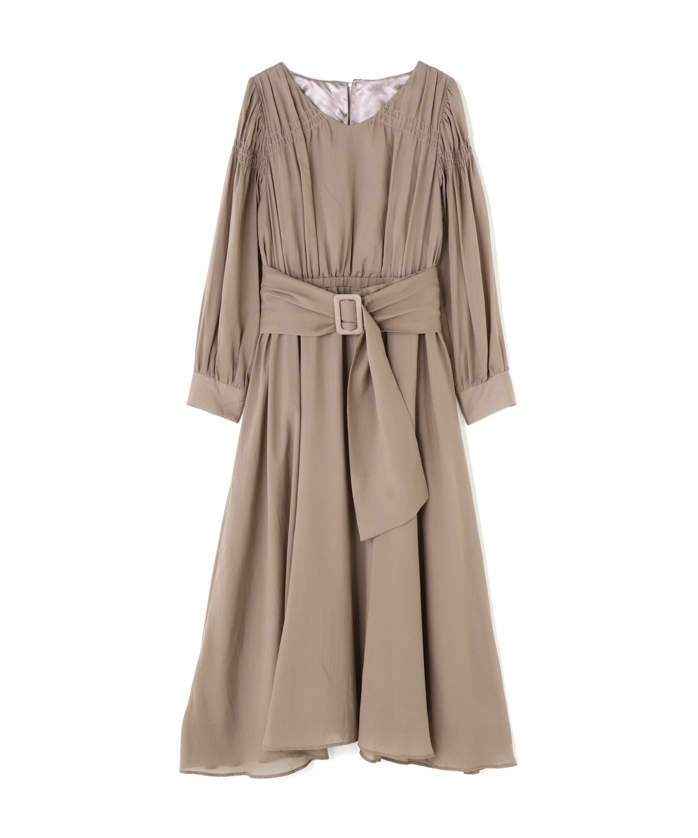 PROPORTION BODY DRESSING「肩シャーリングシアーワンピース24AW」|ワンピース|