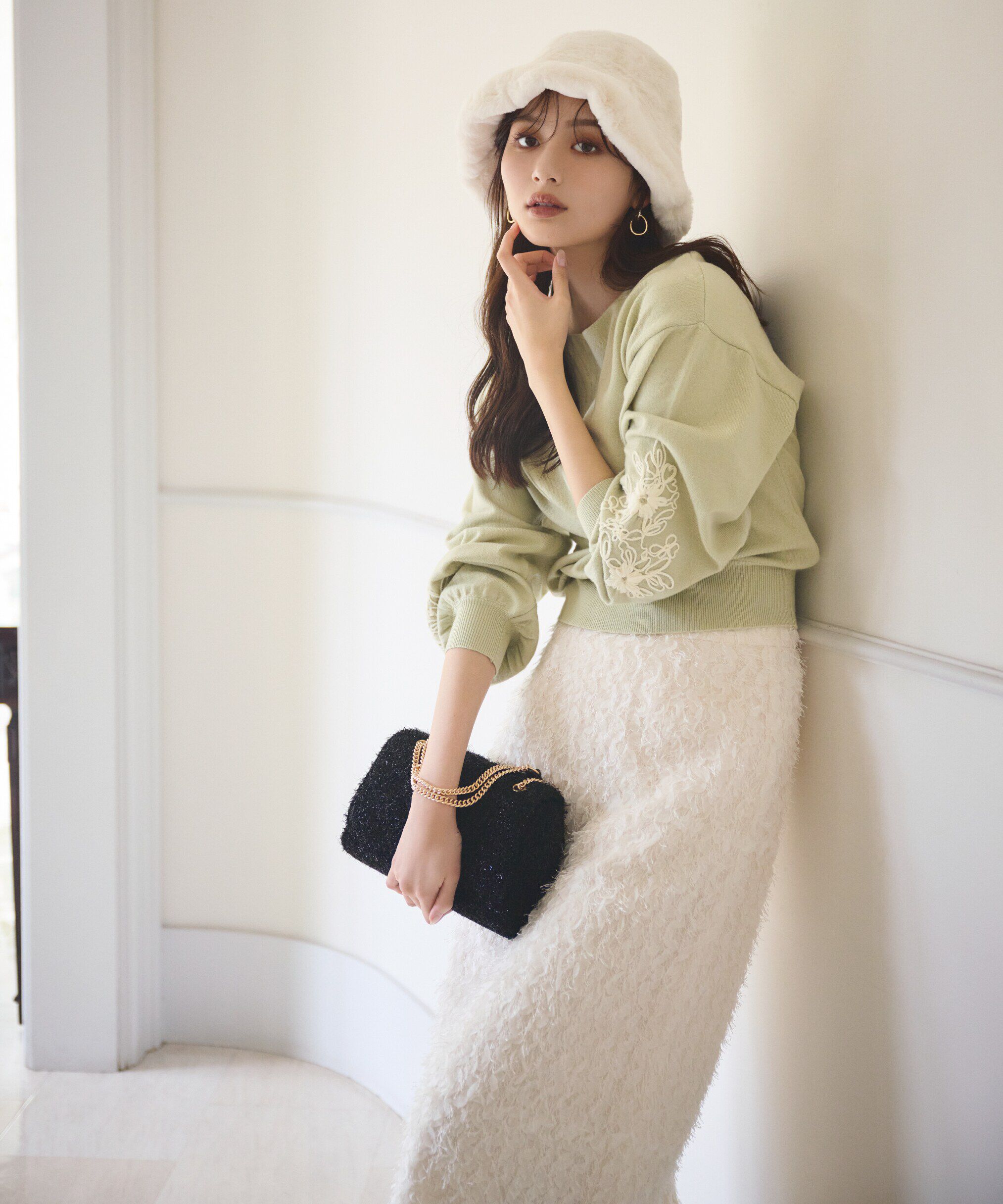 PROPORTION BODY DRESSING「3Dレースタイトスカート」|スカート|