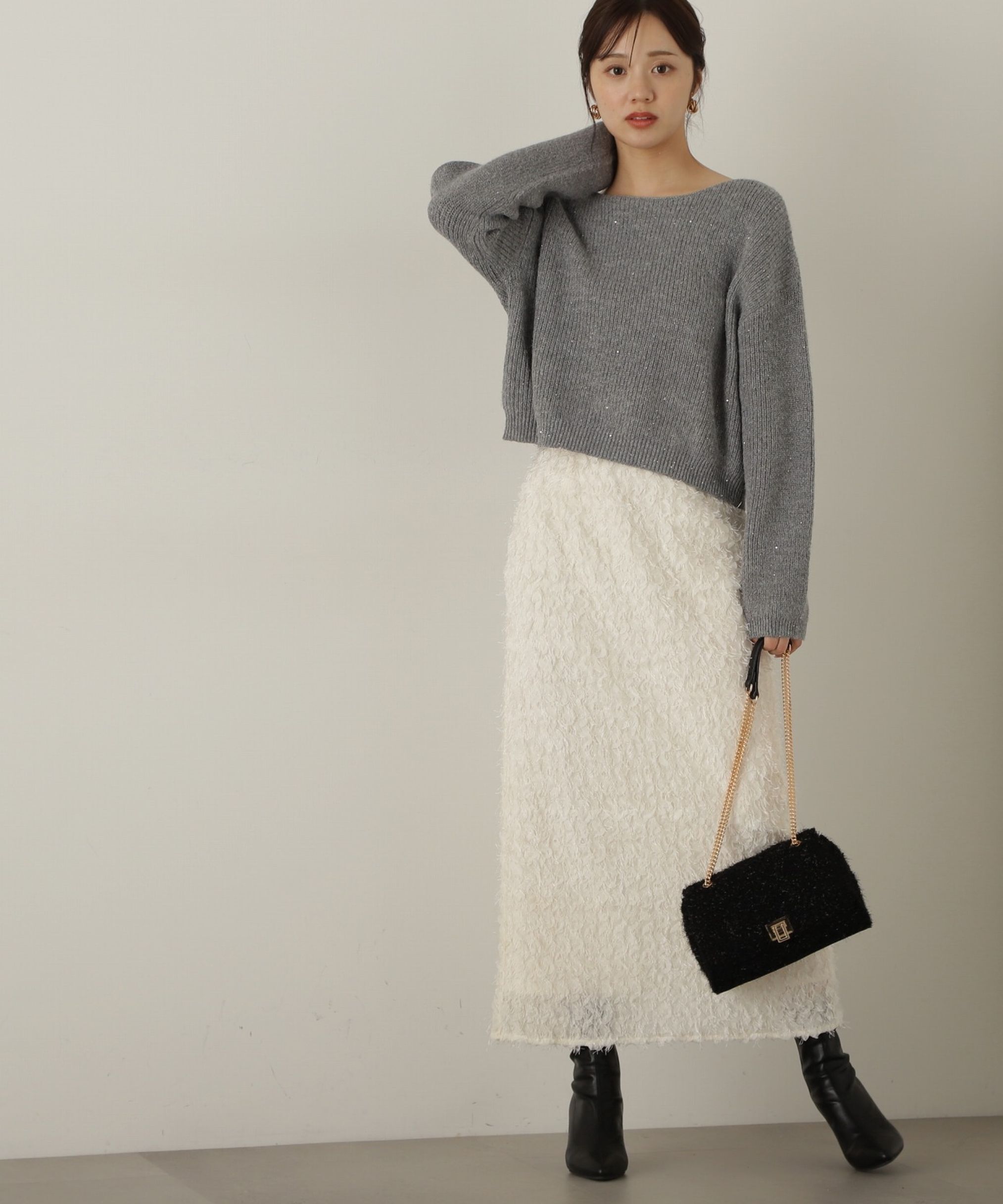 PROPORTION BODY DRESSING「3Dレースタイトスカート」|スカート|