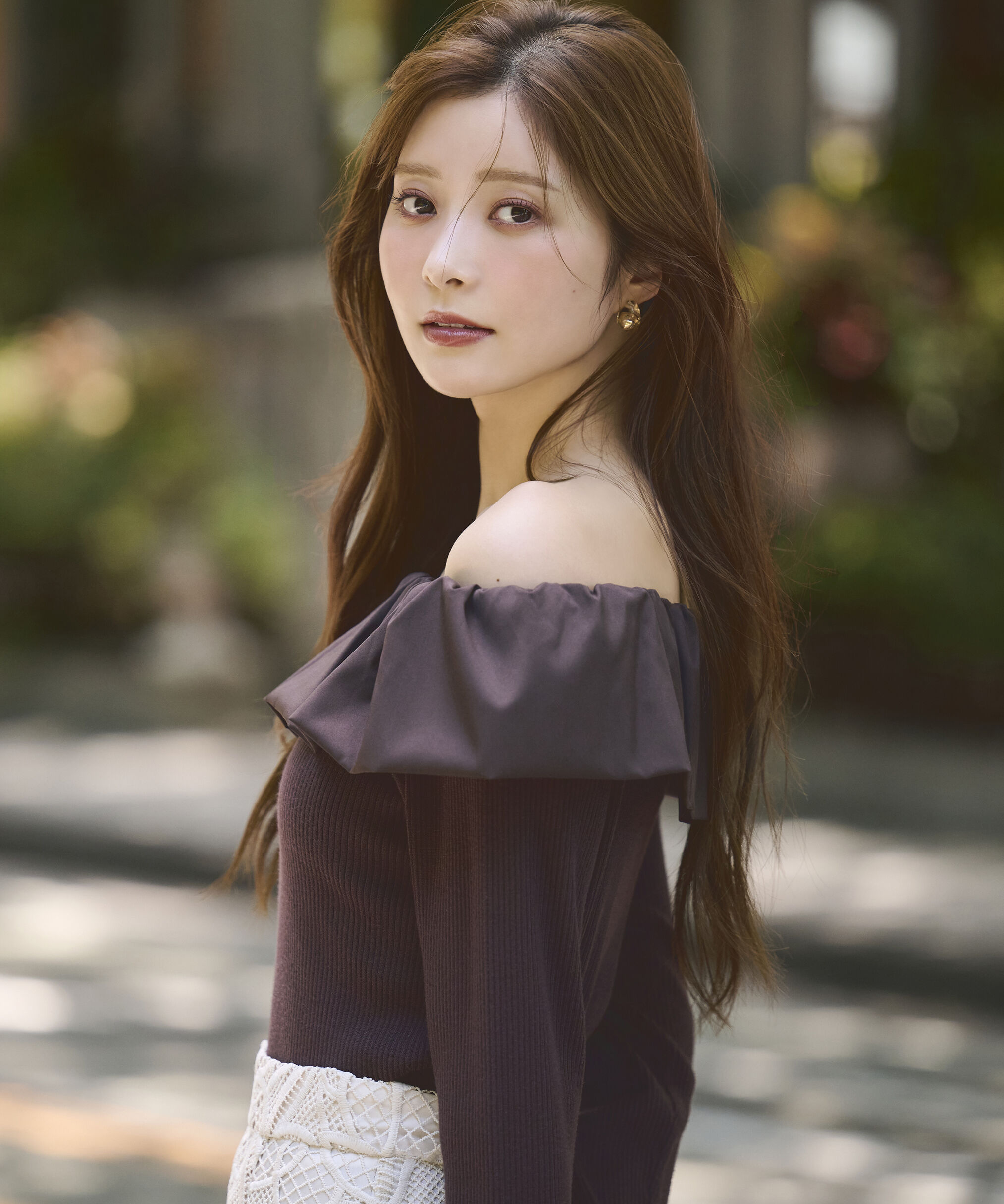 PROPORTION BODY DRESSING「フリルオフショル2wayニット 25AW」|ニット・セーター|