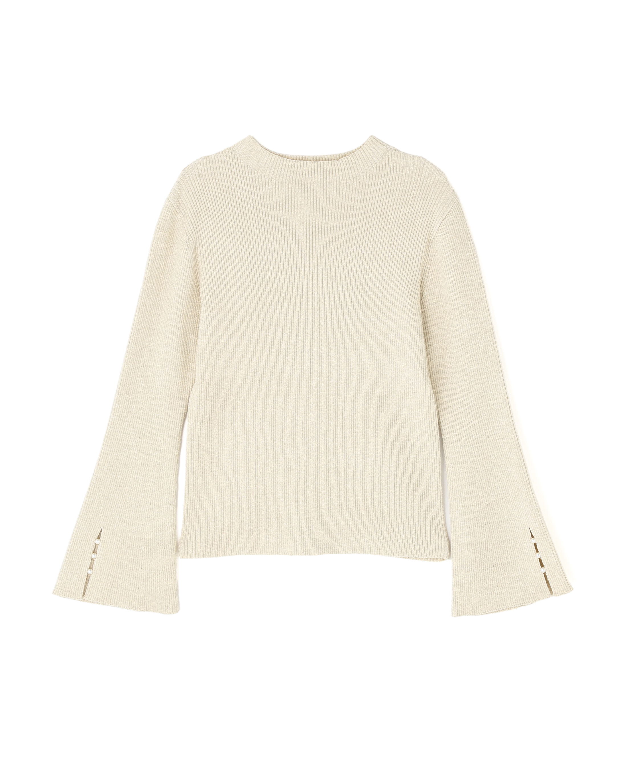 PROPORTION BODY DRESSING「＜ハンドウォッシャブル＞スタンドネックリブニット 25AW」|ニット・セーター|