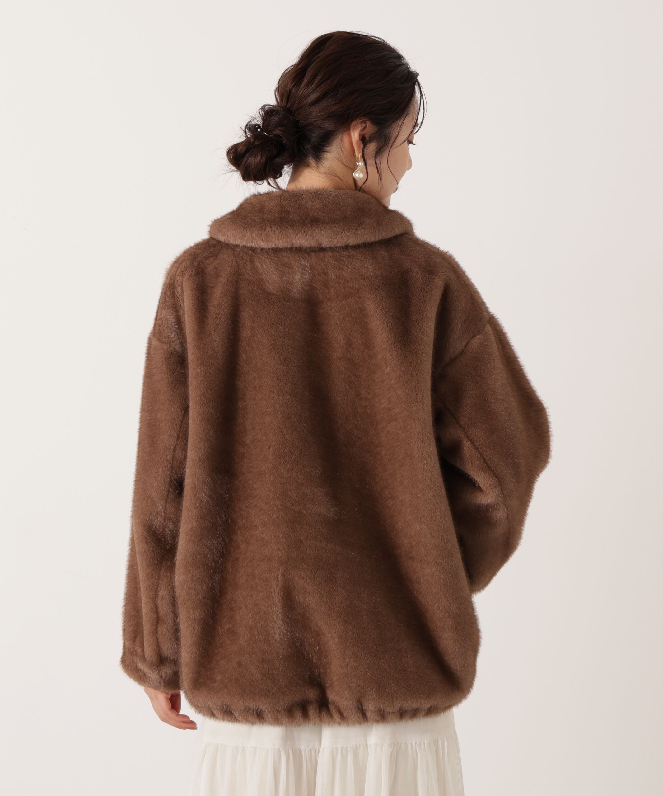 PROPORTION BODY DRESSING「フェイクファーブルゾン 25AW」|ブルゾン・スタジャン|