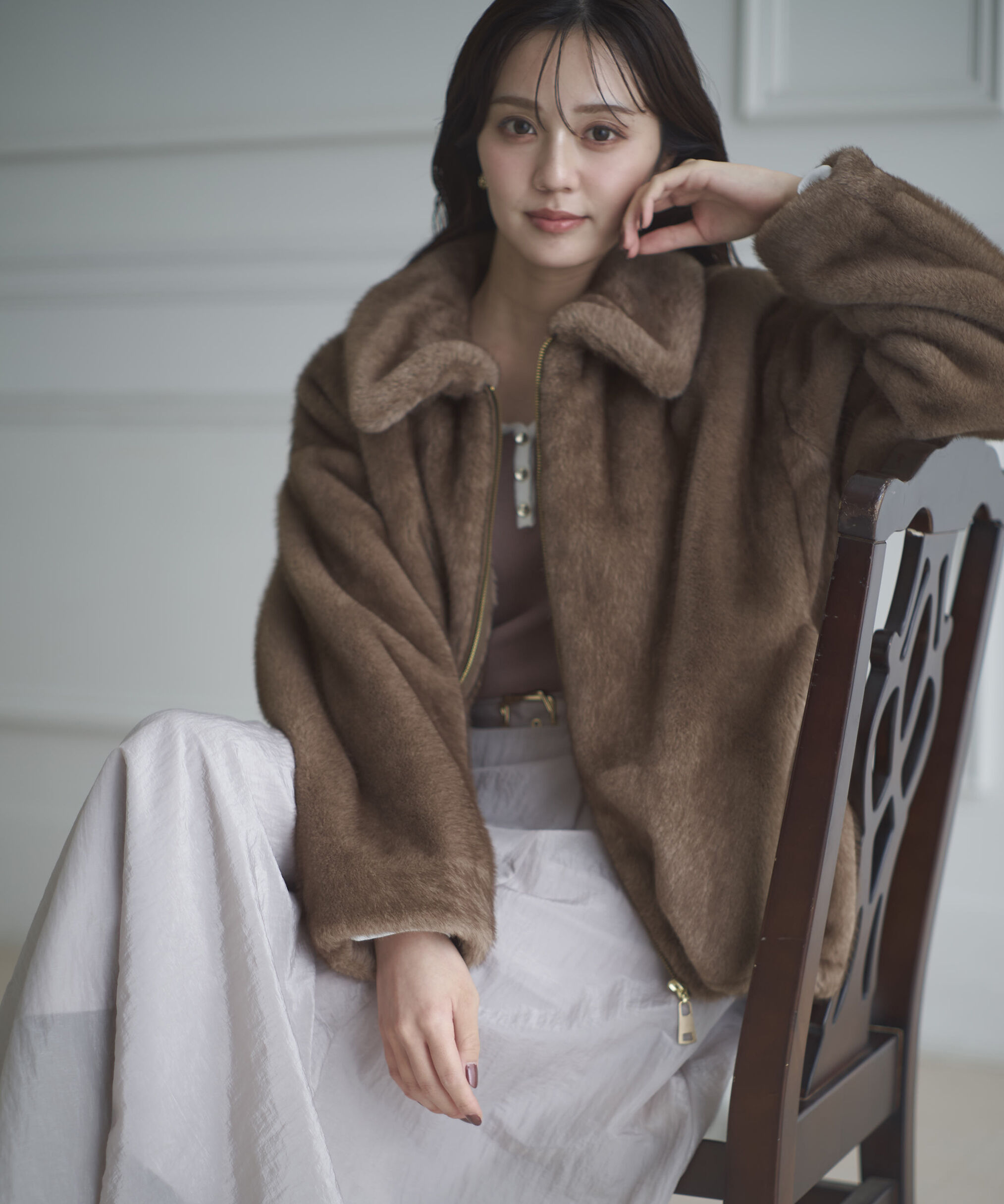 PROPORTION BODY DRESSING「フェイクファーブルゾン 25AW」|ブルゾン・スタジャン|