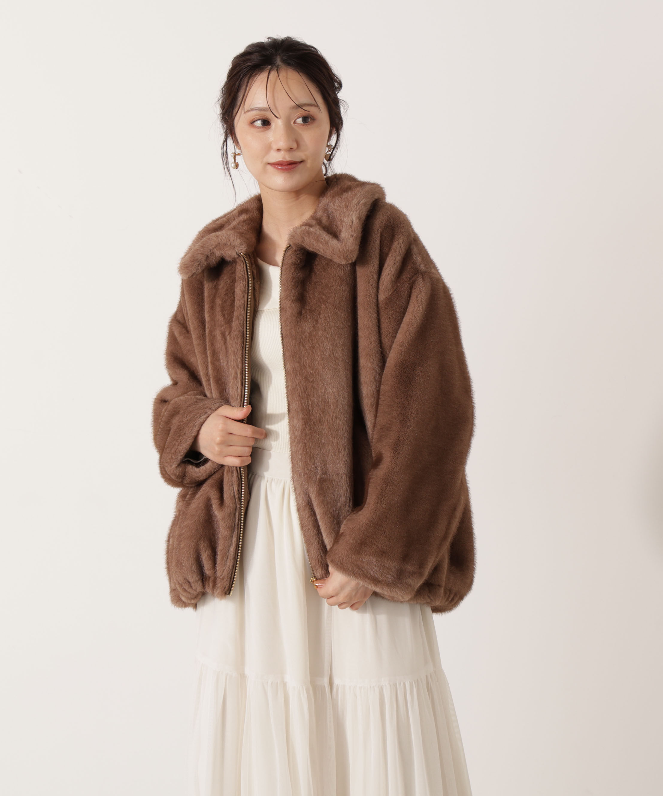 PROPORTION BODY DRESSING「フェイクファーブルゾン 25AW」|ブルゾン・スタジャン|