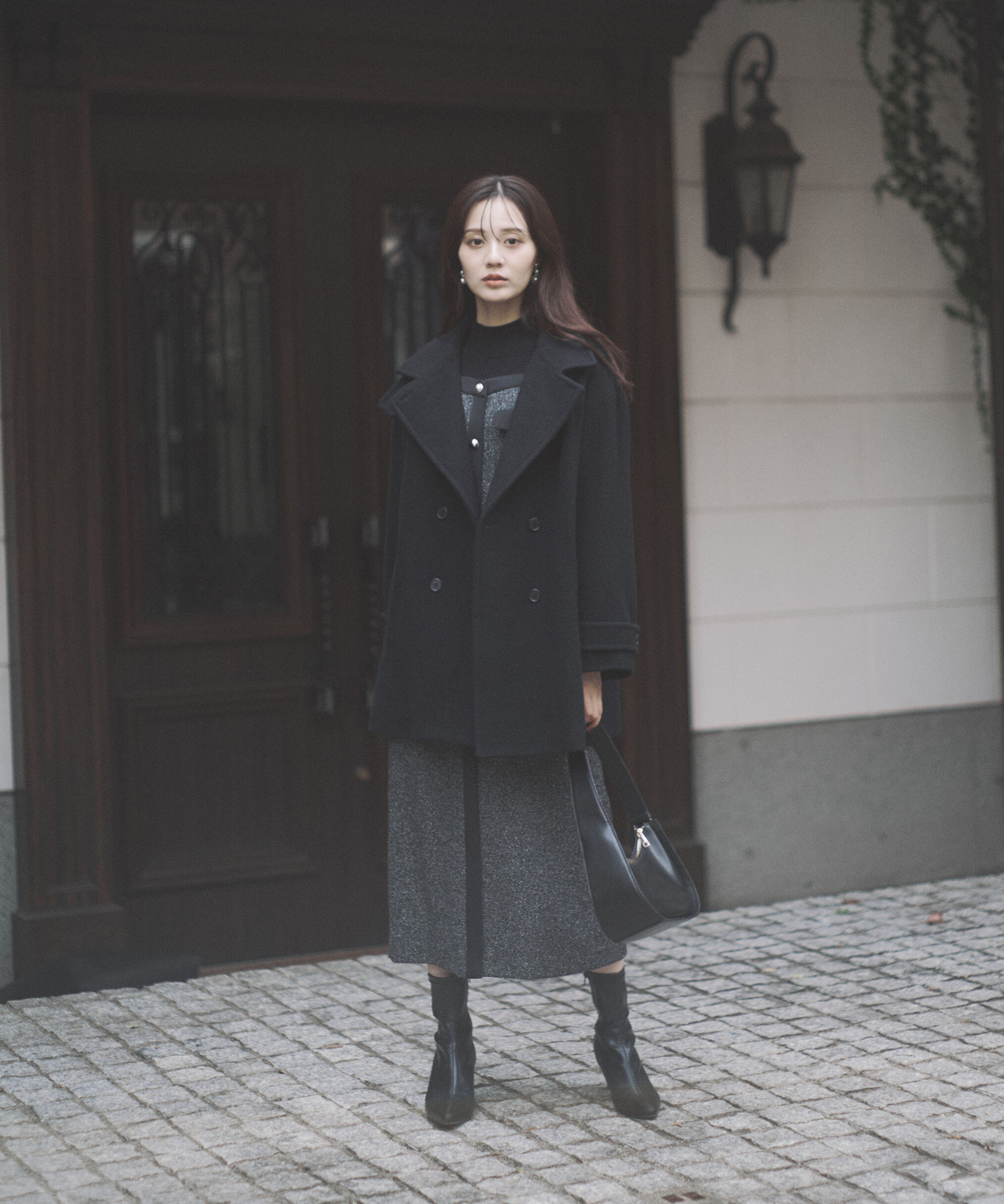 PROPORTION BODY DRESSING「ツイードロングジャンスカ 25AW」|ワンピース|