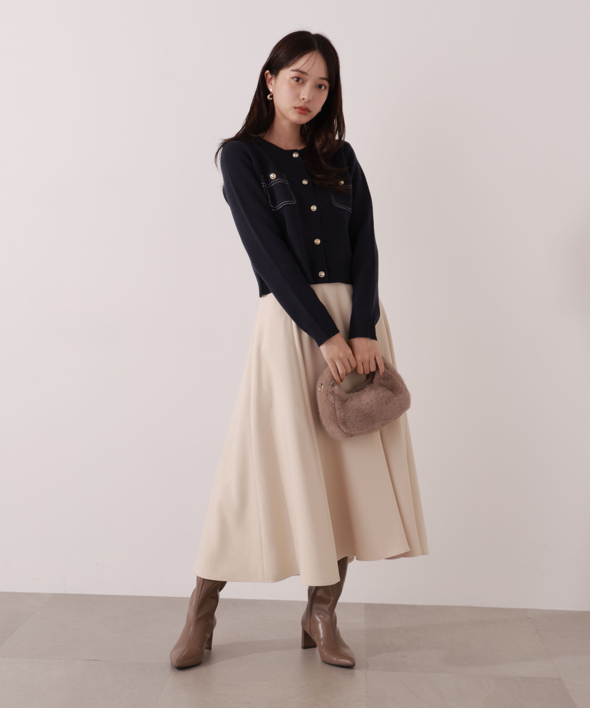 PROPORTION BODY DRESSING「ステッチニットSETUP 25AW」|ワンピース|