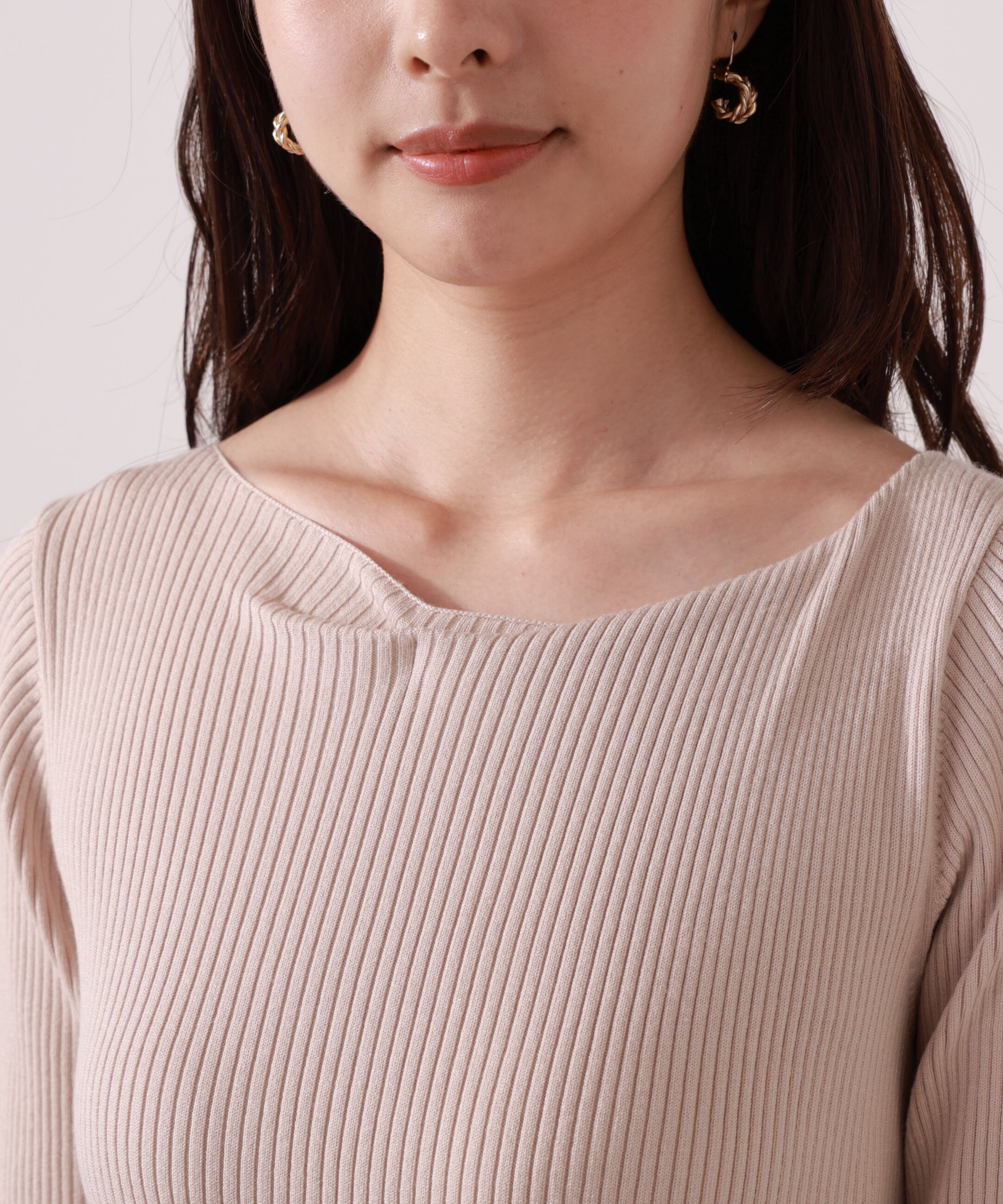 PROPORTION BODY DRESSING「チェック柄ジャガードニットワンピース 25AW」|ワンピース|