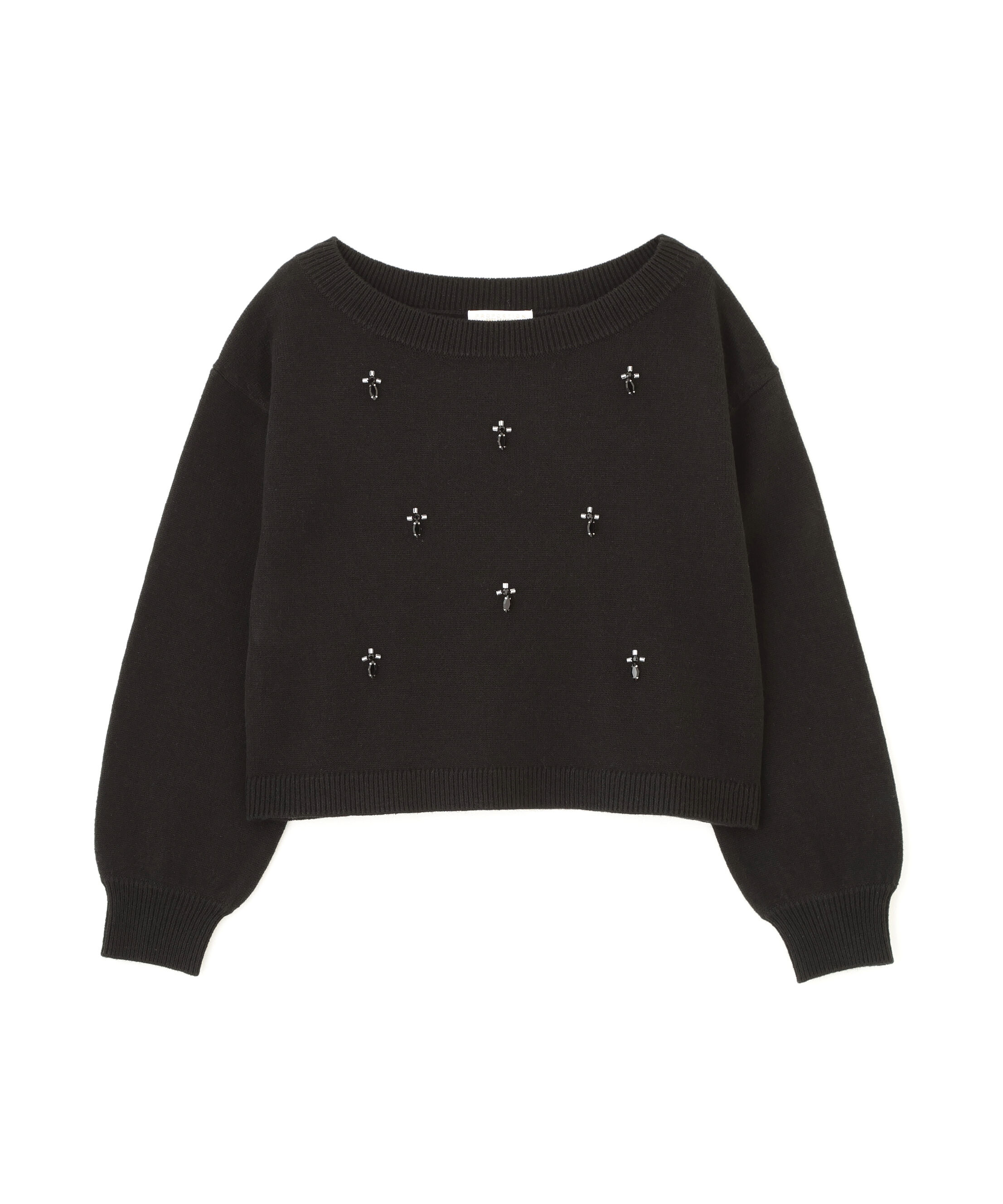 PROPORTION BODY DRESSING「ビジュー付きボックスニット」|ニット・セーター|