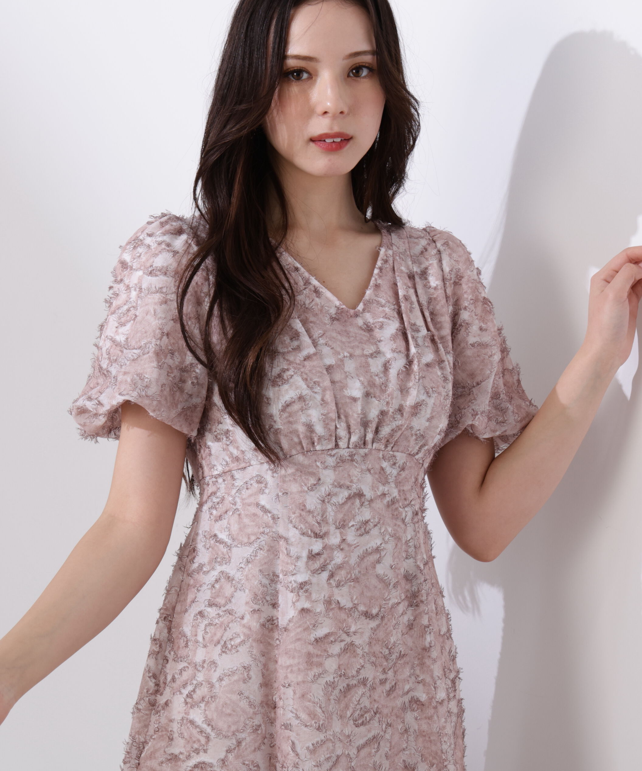 PROPORTION BODY DRESSING「＜L＞シアージャガードレディワンピース　26SS」|ワンピース|