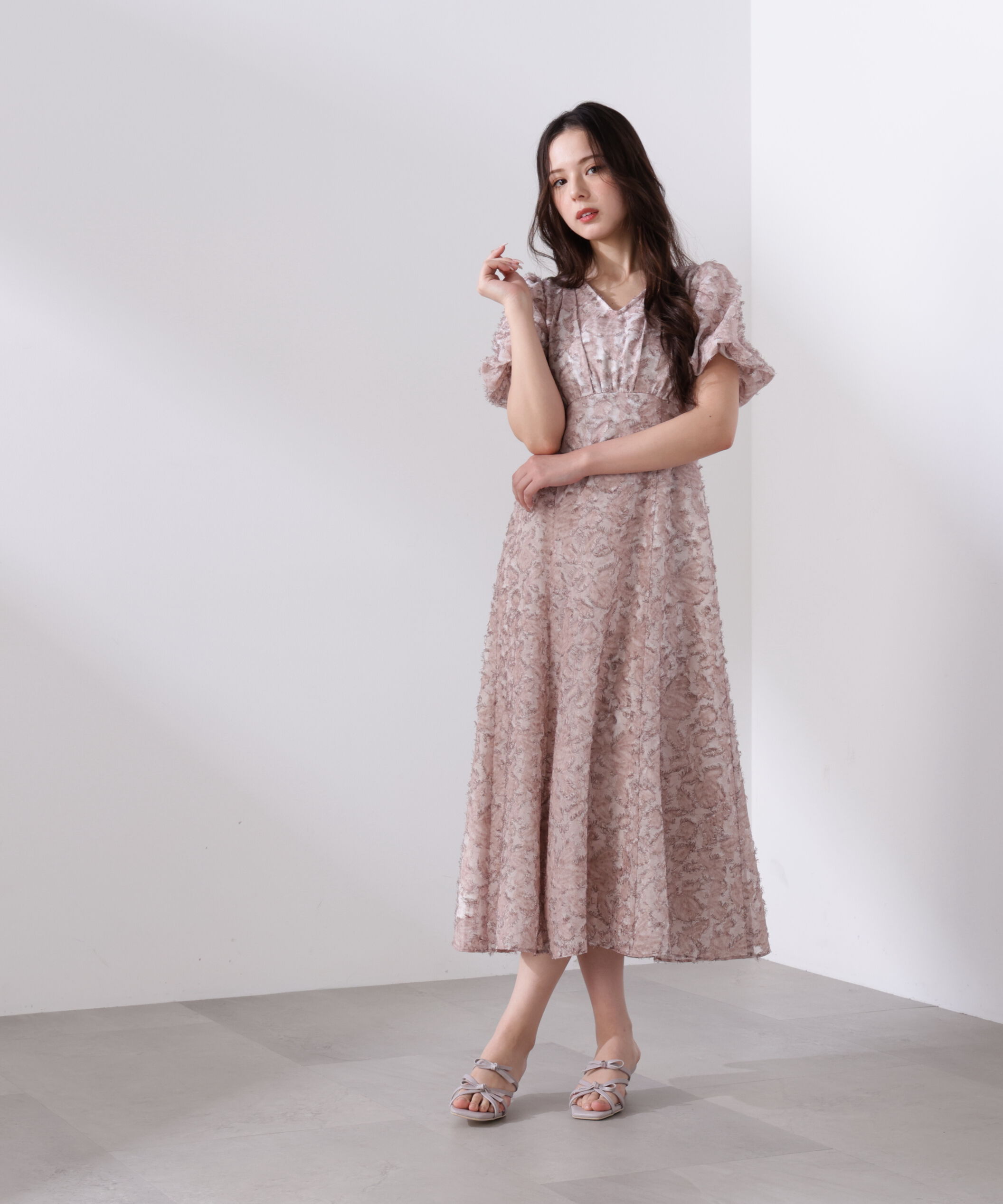 PROPORTION BODY DRESSING「＜L＞シアージャガードレディワンピース　26SS」|ワンピース|