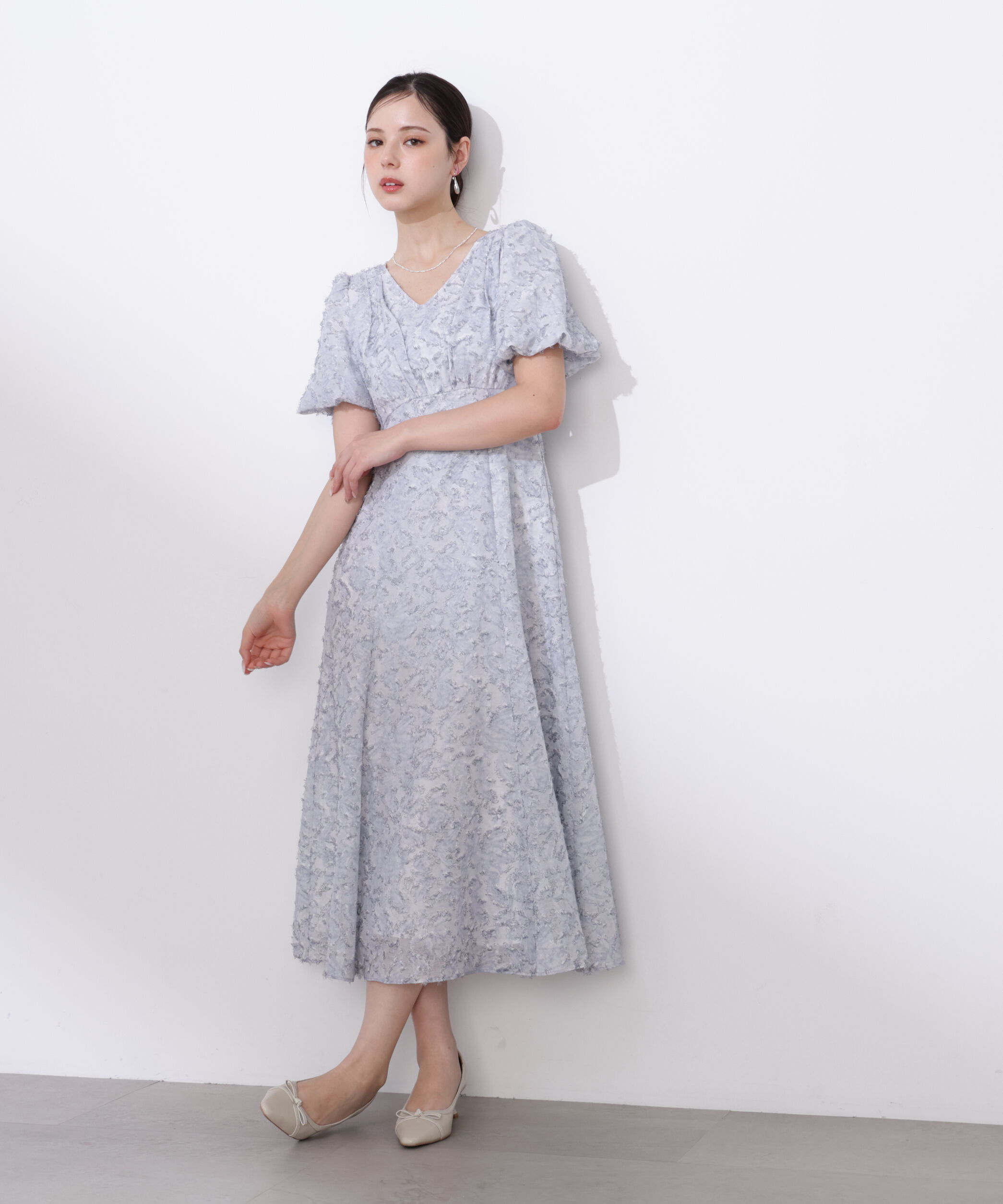 PROPORTION BODY DRESSING「＜L＞シアージャガードレディワンピース　26SS」|ワンピース|