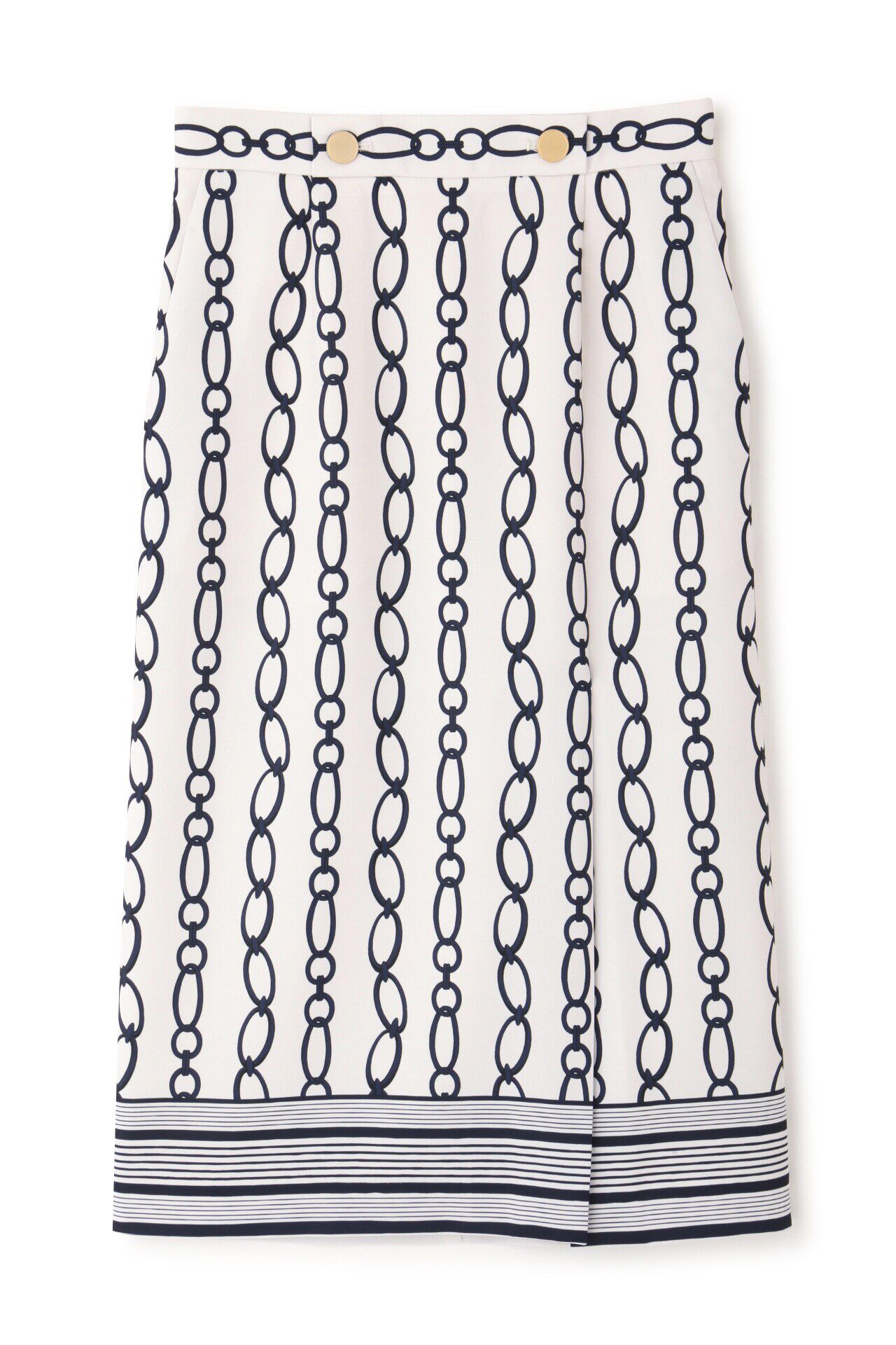  「◆チェーンプリントタイトスカート」|スカート|