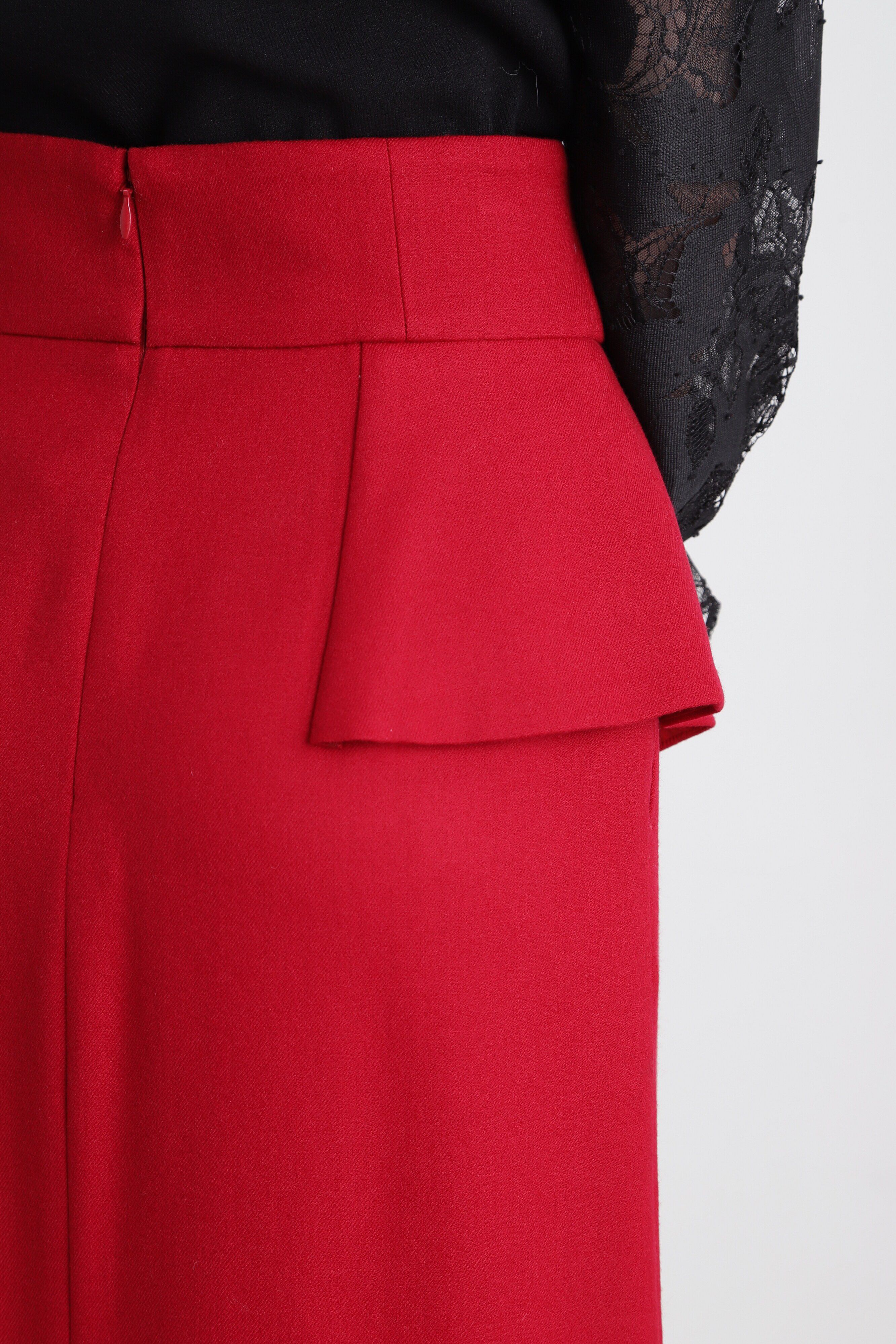  「◆ペプラムフラノスカート」|スカート|