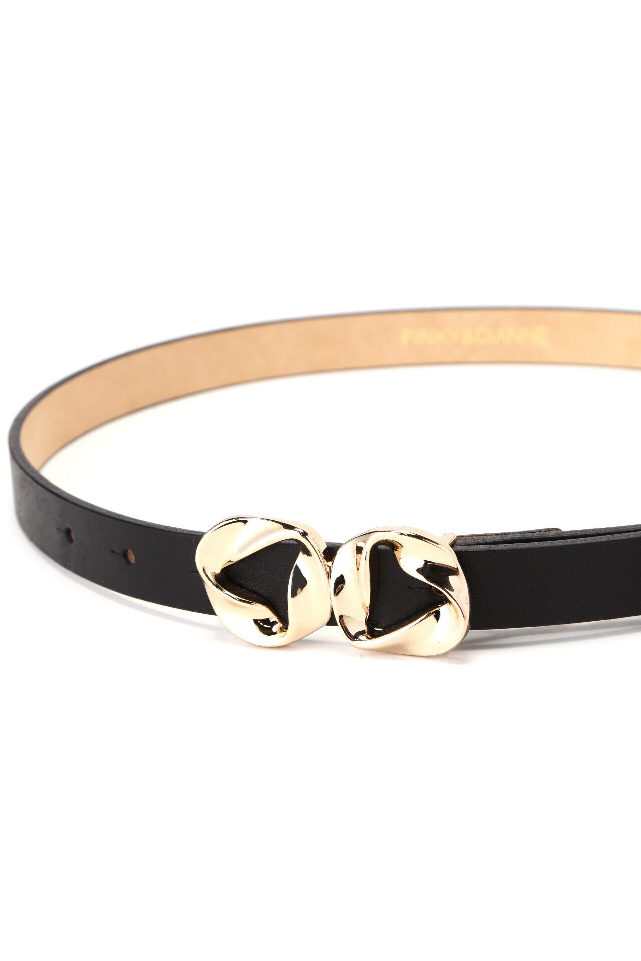  「ツイストバックル細ベルト」|ベルト|