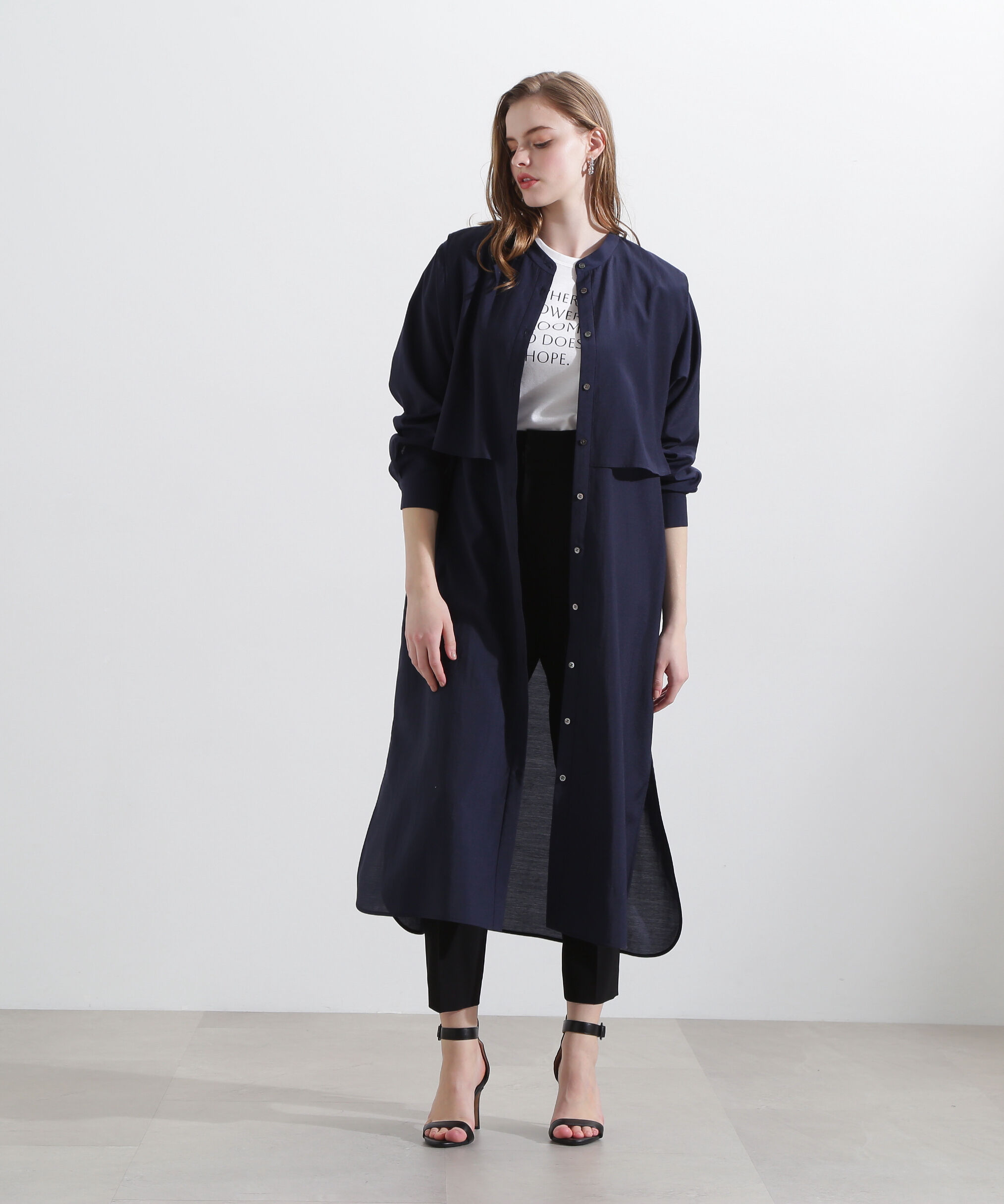  「◆レイヤードシャツワンピース」|ワンピース|