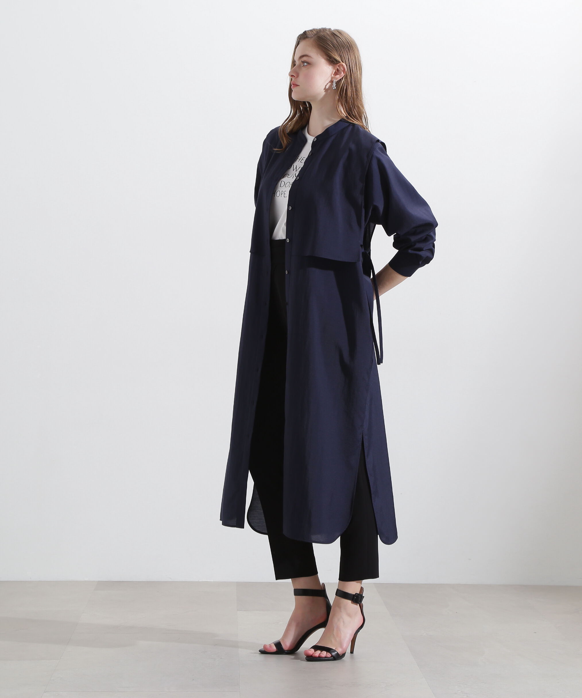  「◆レイヤードシャツワンピース」|ワンピース|