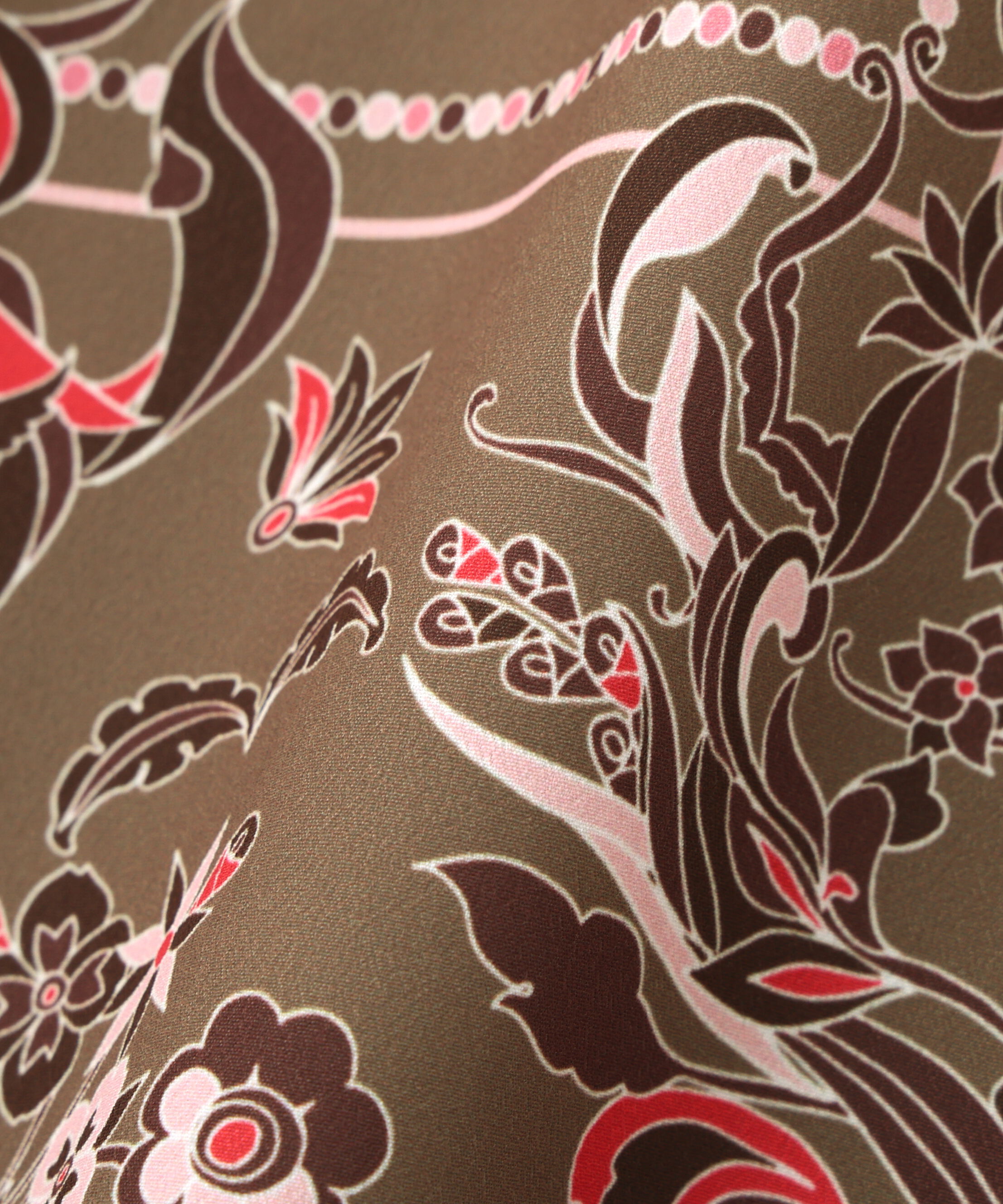  「◆フローラルスカーフプリントブラウス」|シャツ・ブラウス|