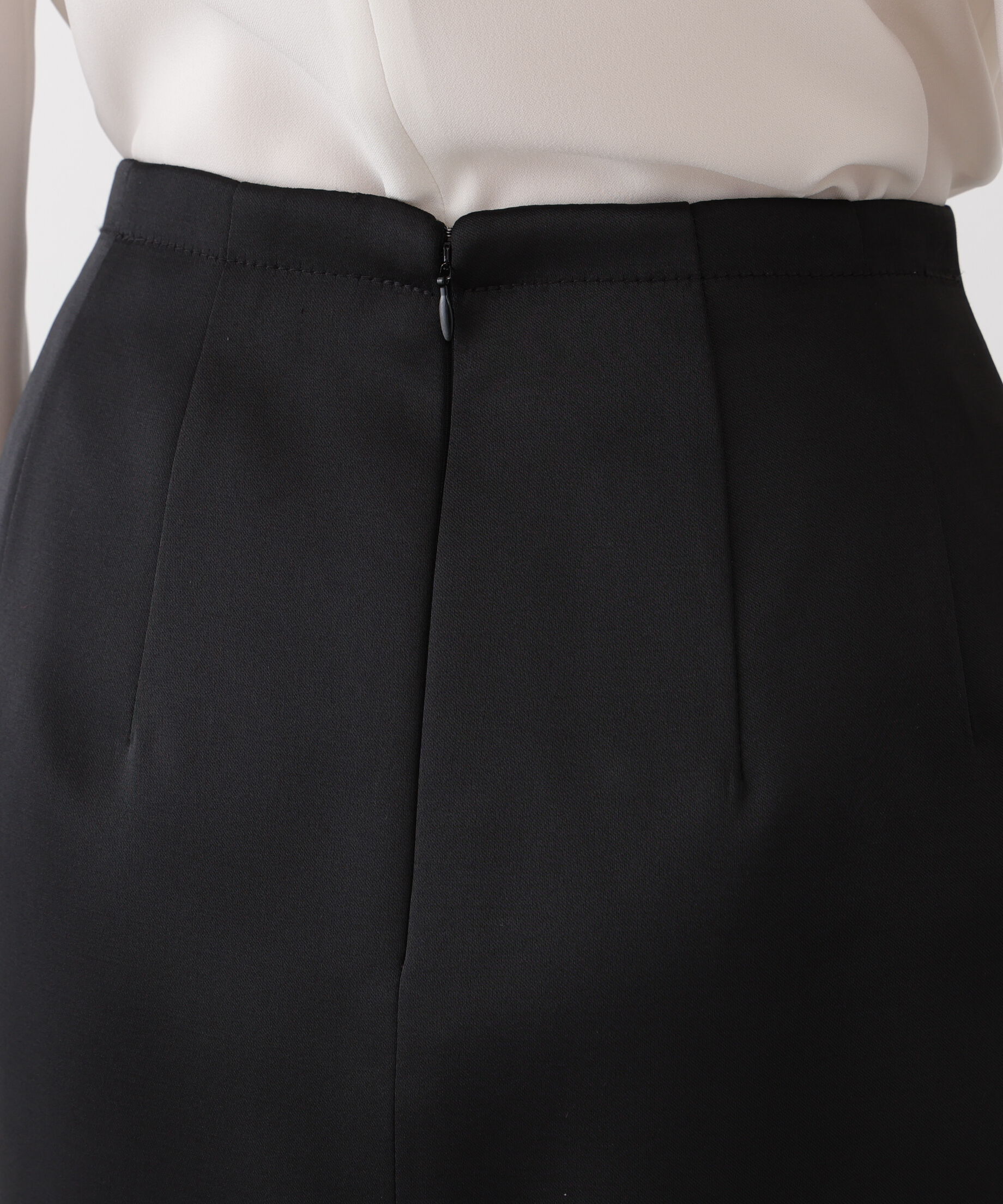  「◆ジップアクセントミディスカート」|スカート|