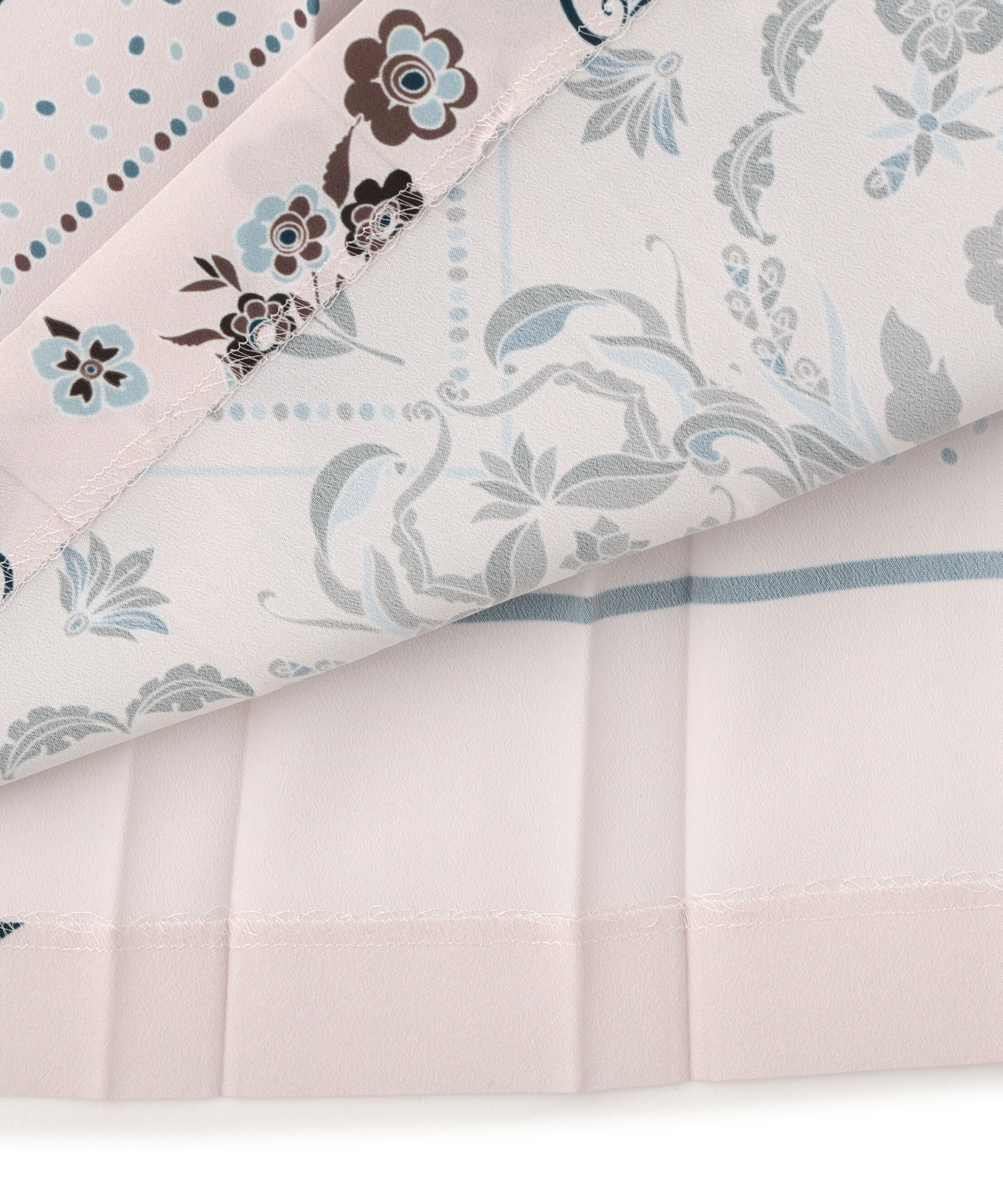  「◆フローラルスカーフプリントワンピース」|ワンピース|