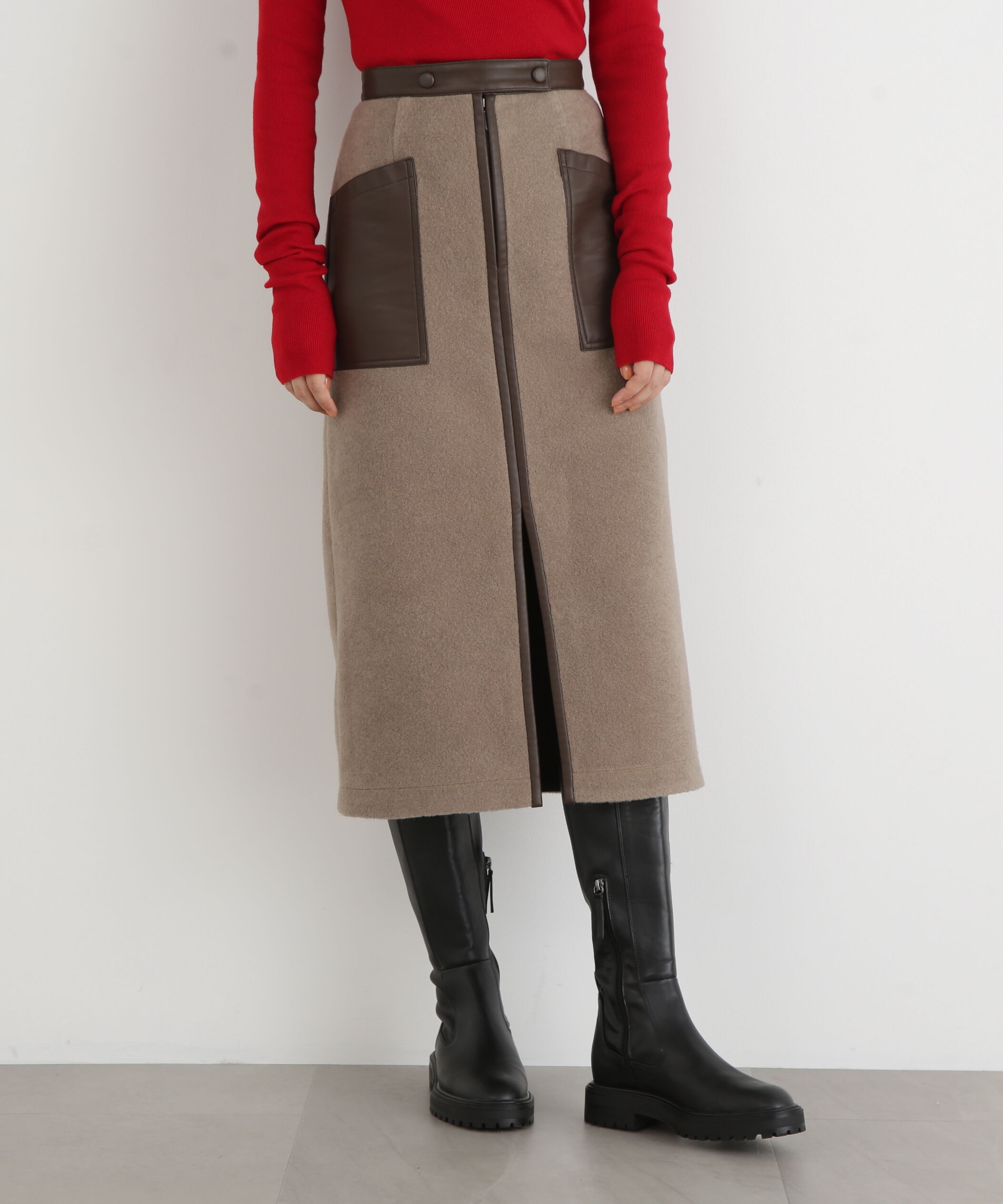  「◆ウールレットジップスカート」|スカート|