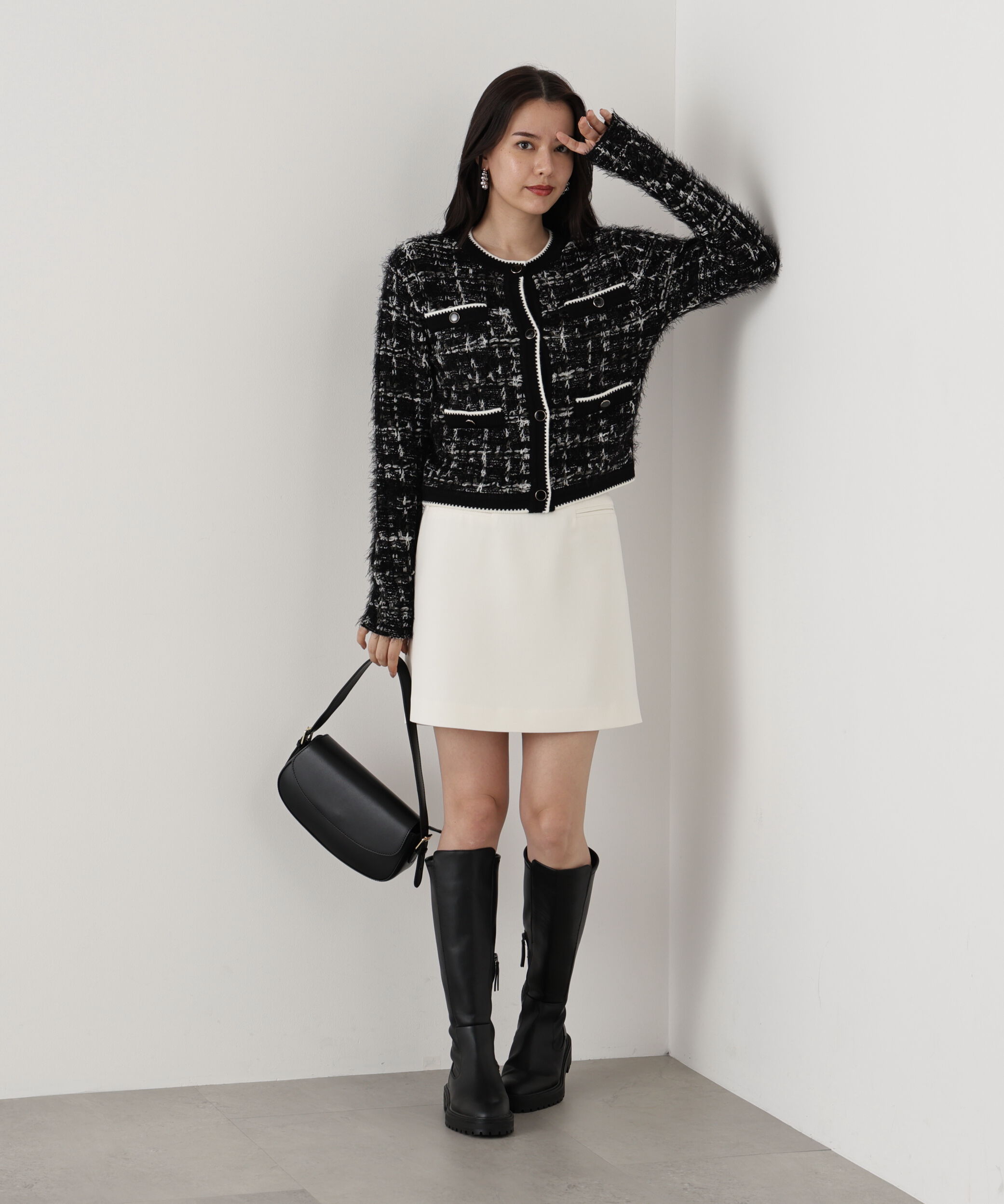  「◆ツイルハイウエストミニスカート」|スカート|