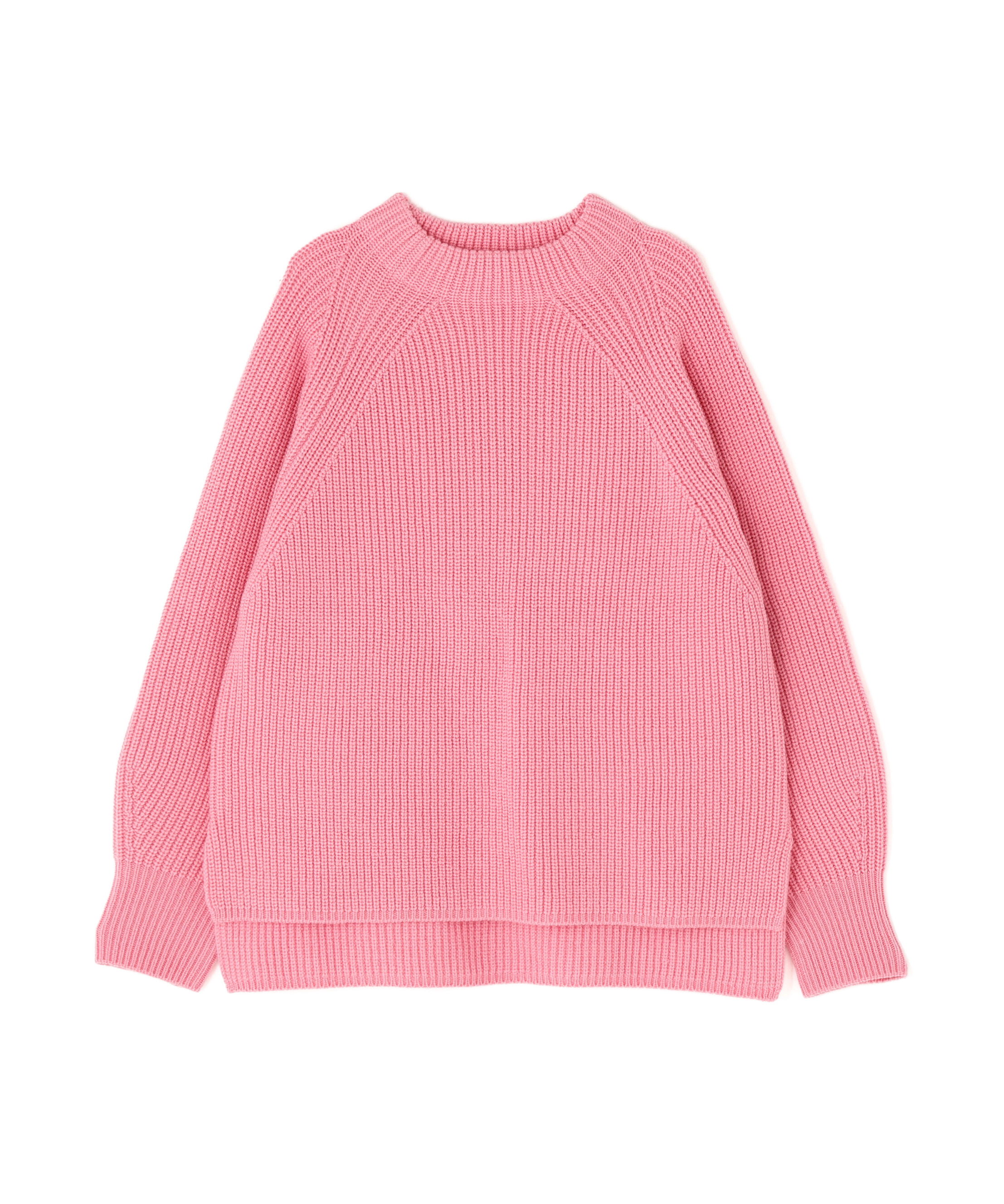  「◆ファーグローブ付き畦ニットプルオーバー」|ニット・セーター|