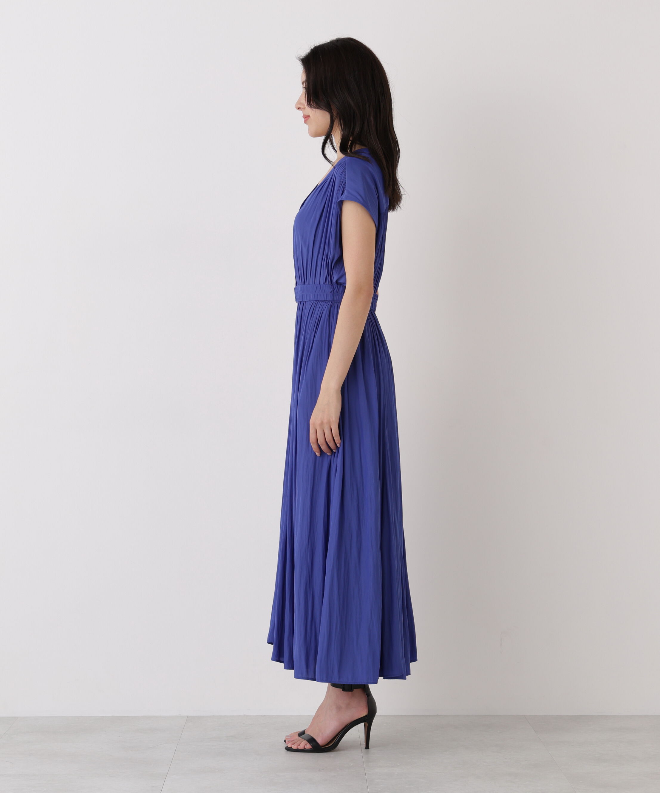  「カッセンロングフレアワンピース」|ワンピース|