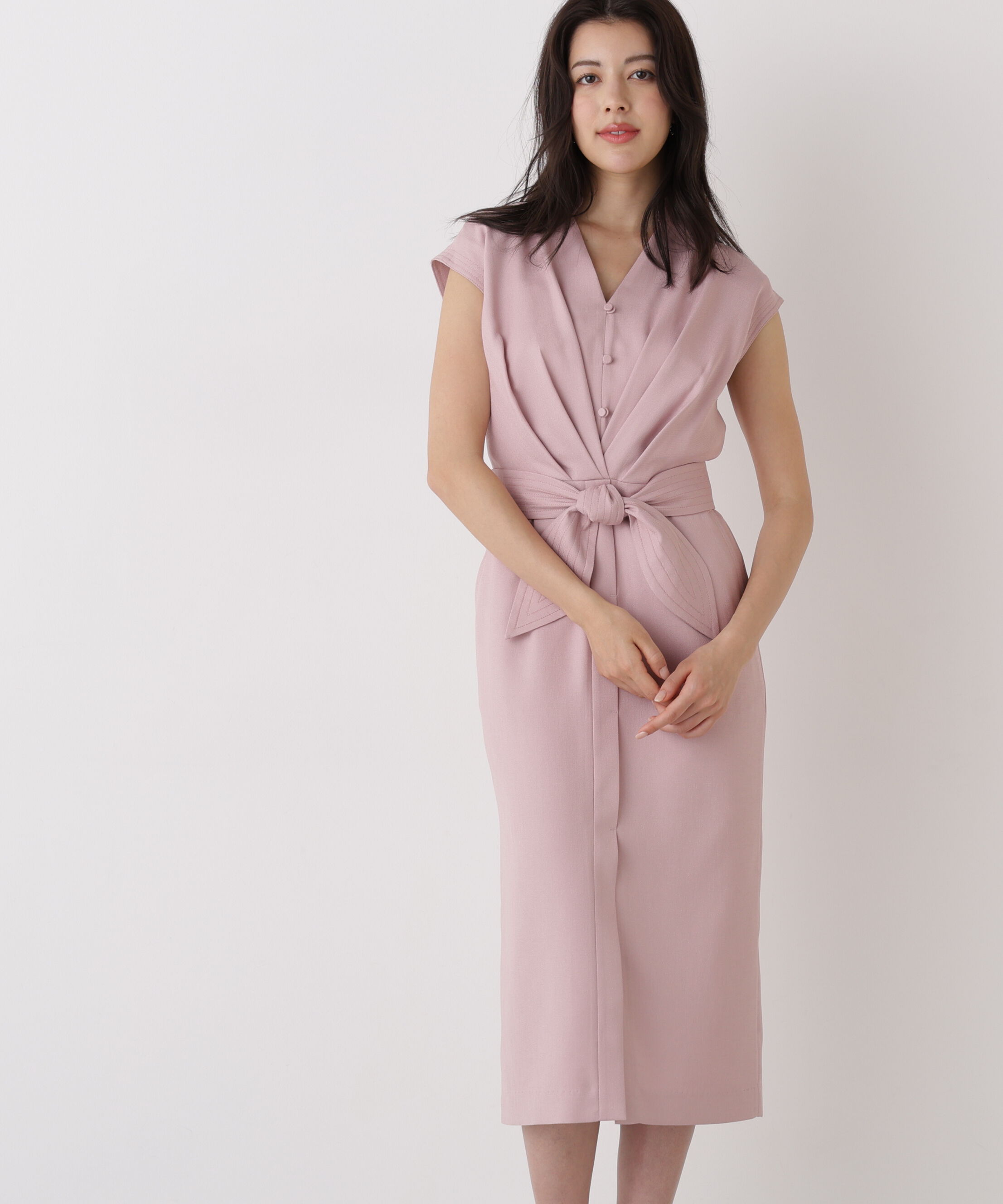  「ウエストタックワンピース」|ワンピース|