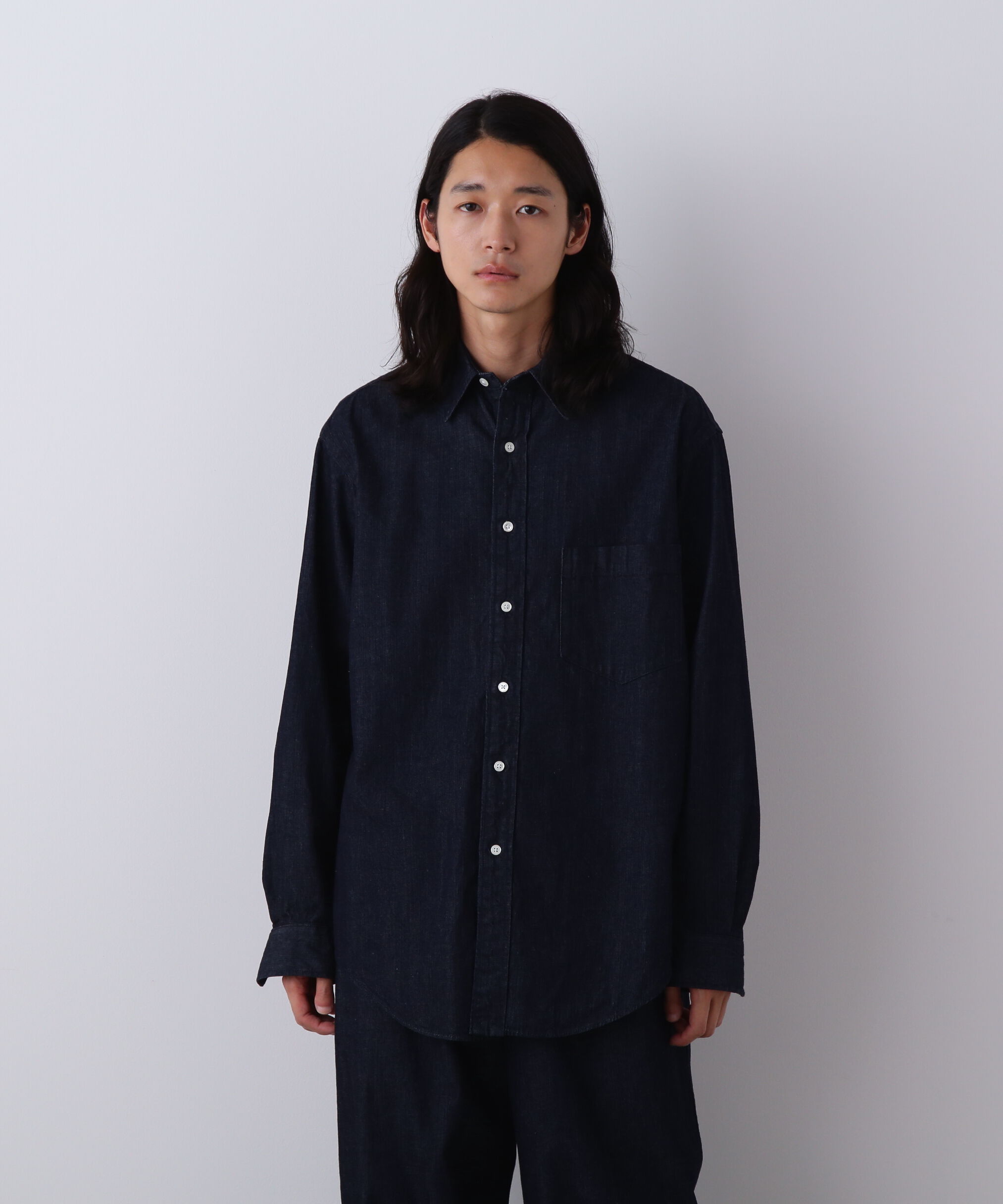 YLEVE 「Ｙ / ORGANIC COTTON LIGHT DENIM SHIRT」|シャツ・ブラウス|