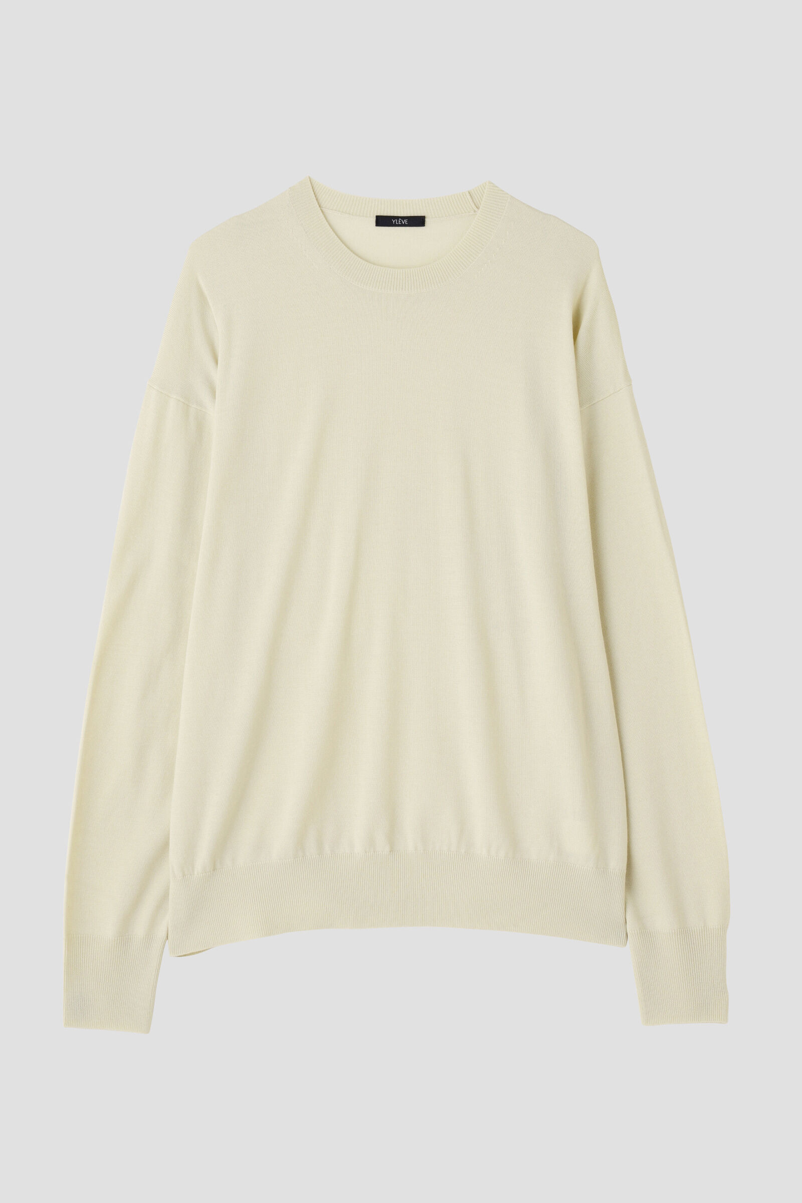 YLEVE 「YLEVE / SUPERFINE 120&rsquo;S BIELLA YARN KN P/O」|ニット・セーター|ベージュ