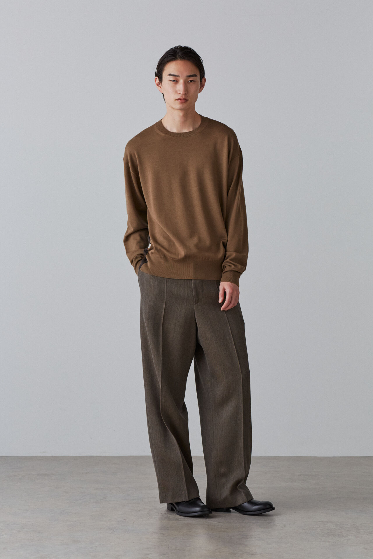 YLEVE 「YLEVE / SUPERFINE 120&rsquo;S BIELLA YARN KN P/O」|ニット・セーター|