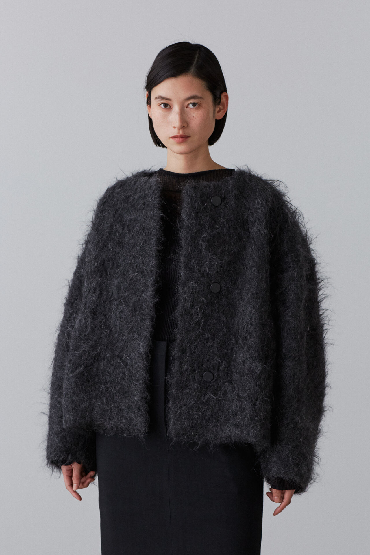 YLEVE 「YLEVE / KID MOHAIR SHAGGY CO」|その他|グレー