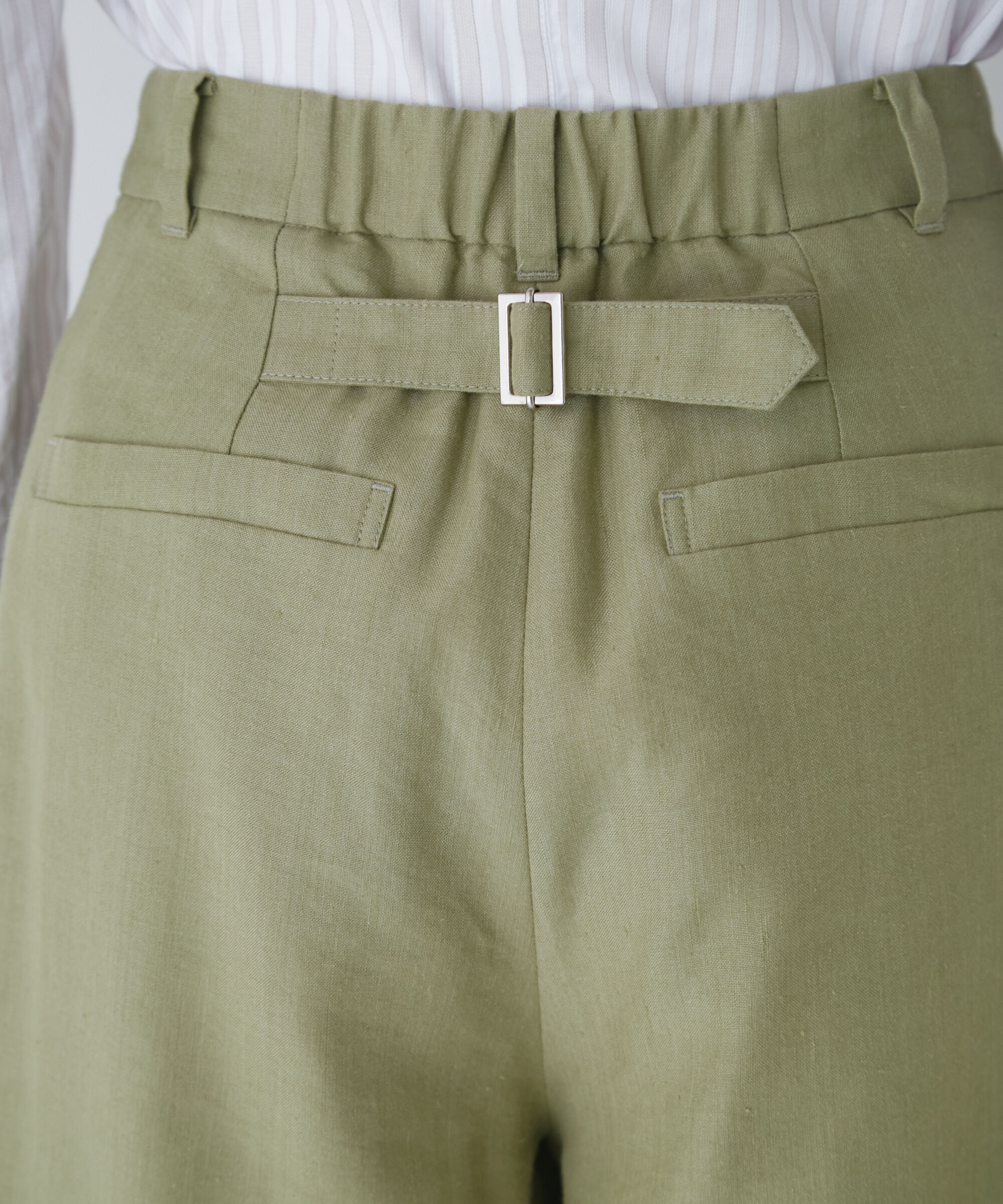  「◆ＰＥレーヨンリネンセミワイドパンツ」|その他|