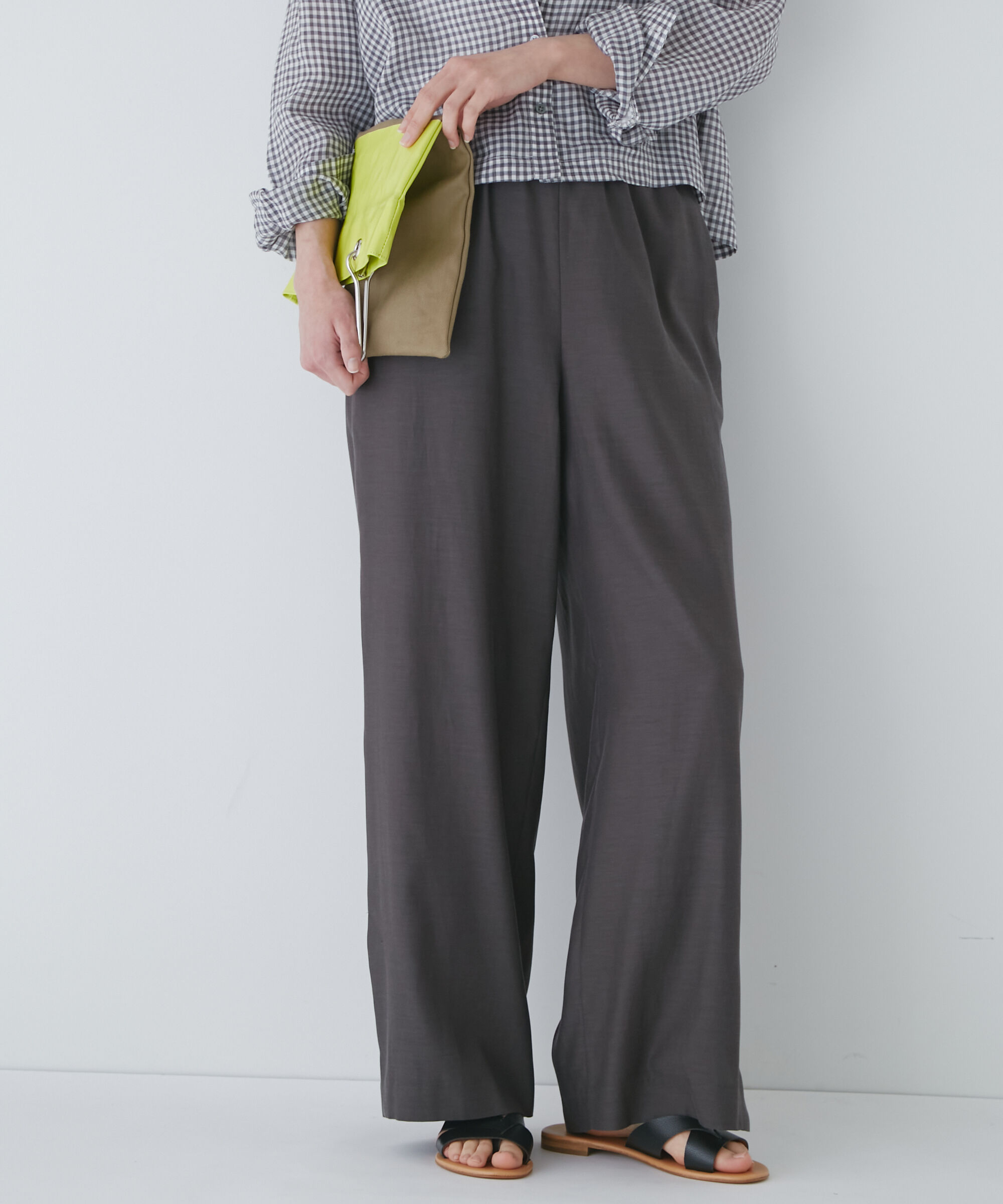  「◆ドロストリラックスパンツ」|その他|チャコール1