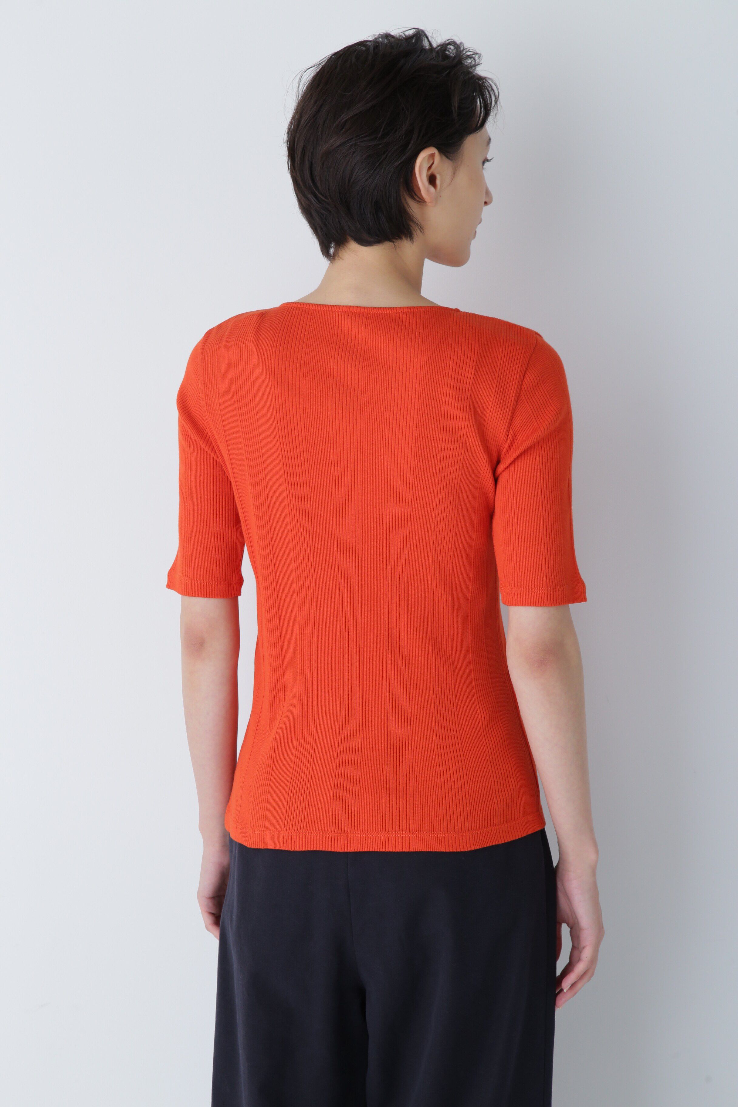  「◆コンパクトテレコトップス」|Tシャツ・カットソー|