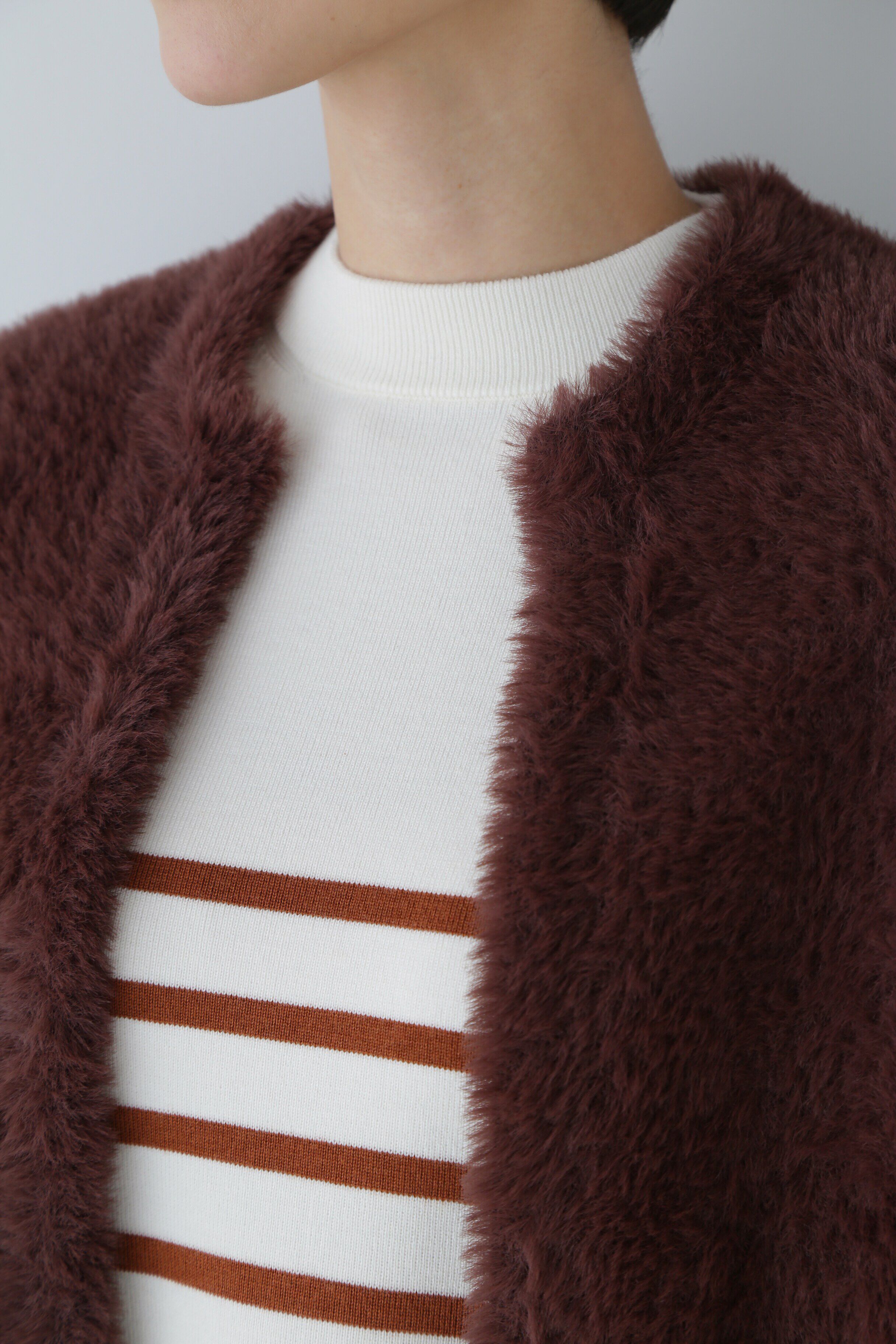  「◆フェイクファーベスト」|ニット・セーター|