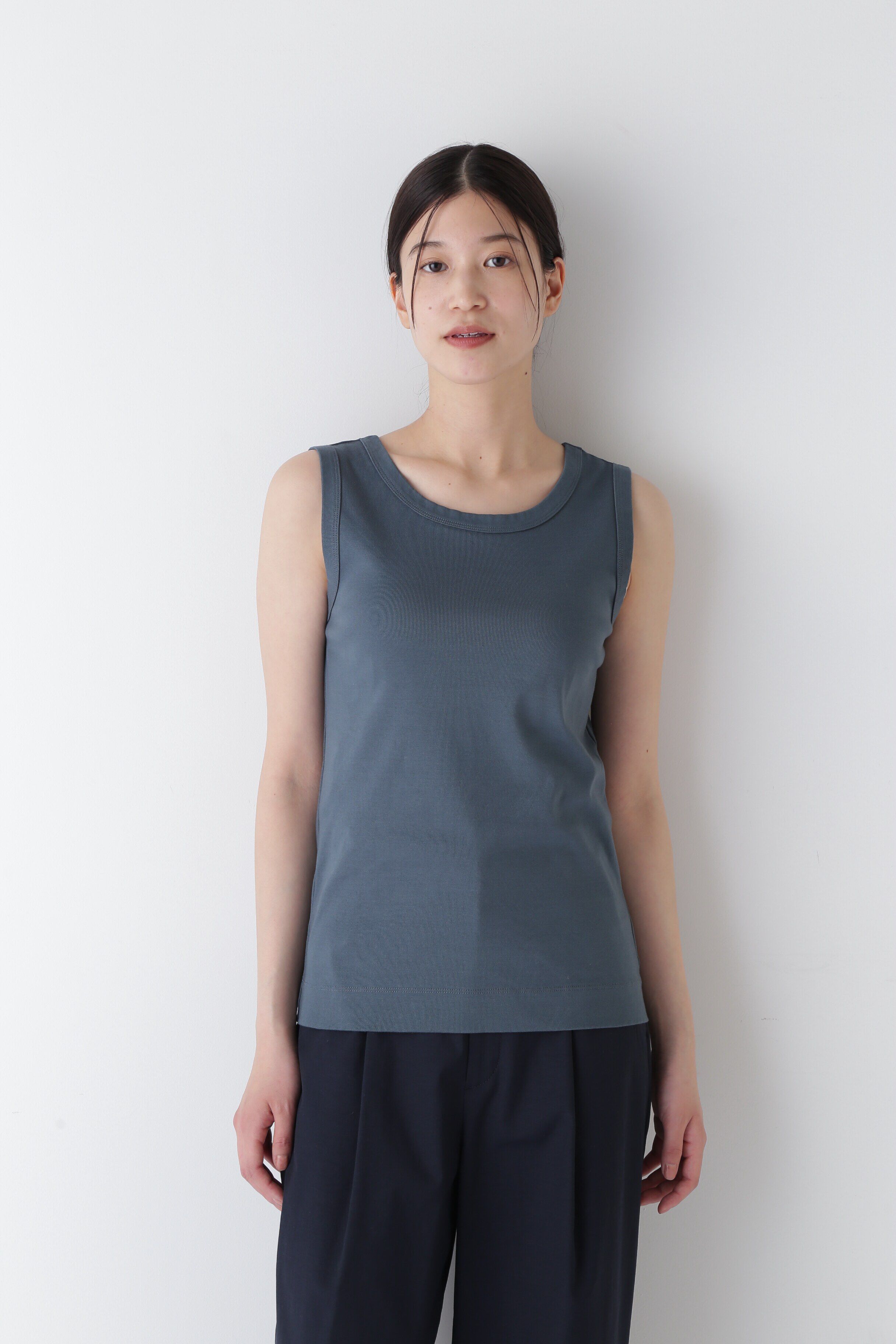  「◆オーガニックコットンフライスタンクトップ」|Tシャツ・カットソー|アッシュブル 1