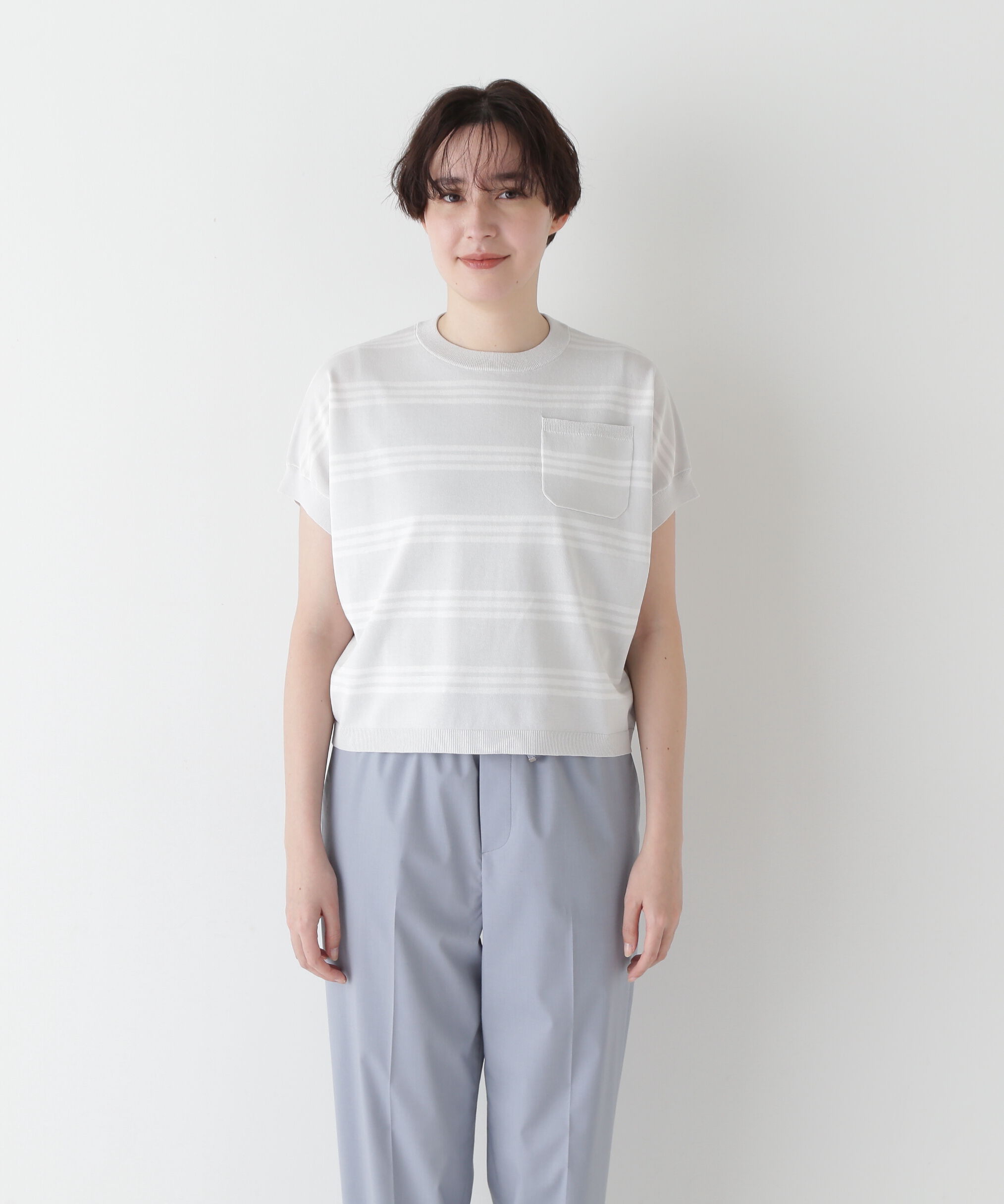  「◆ランダムボーダープルオーバー」|ニット・セーター|