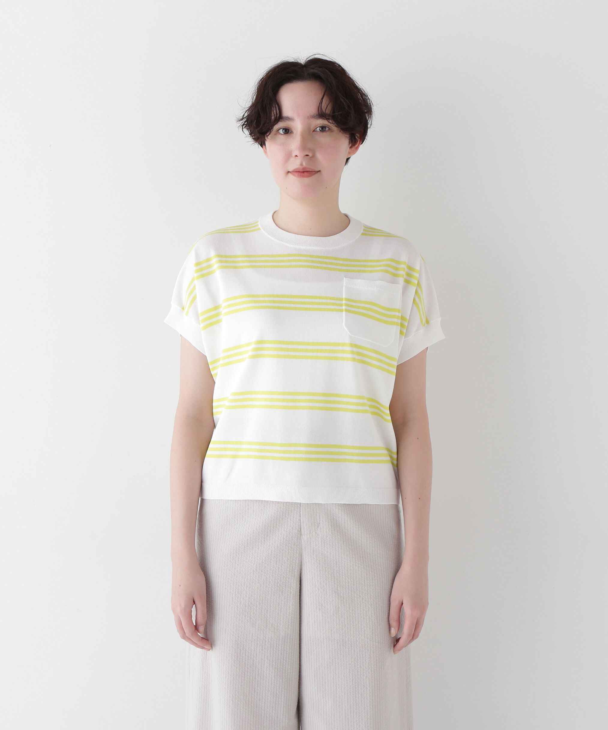  「◆ランダムボーダープルオーバー」|ニット・セーター|