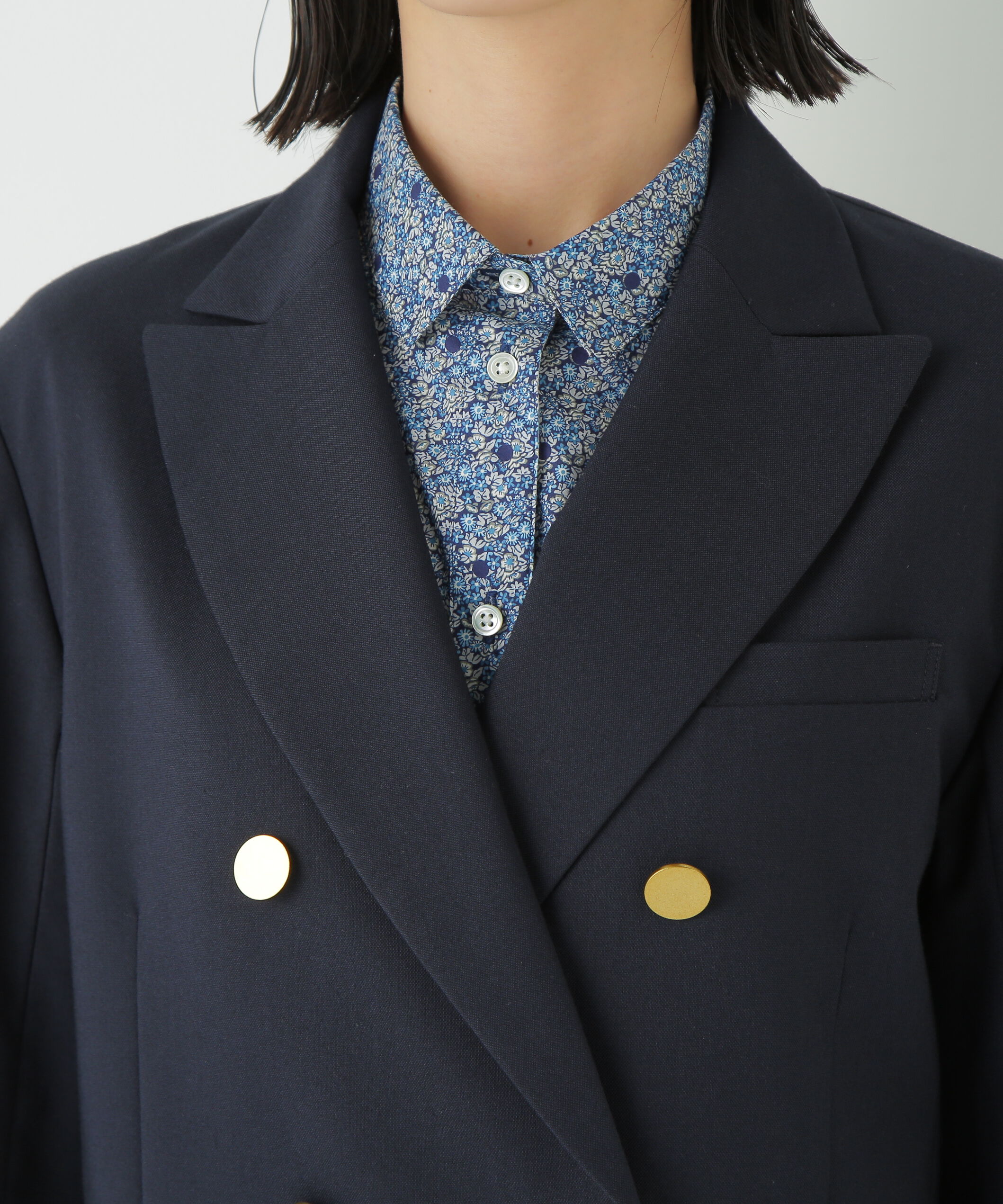  「◆強撚シャークスキンピークドラペルジャケット」|その他|