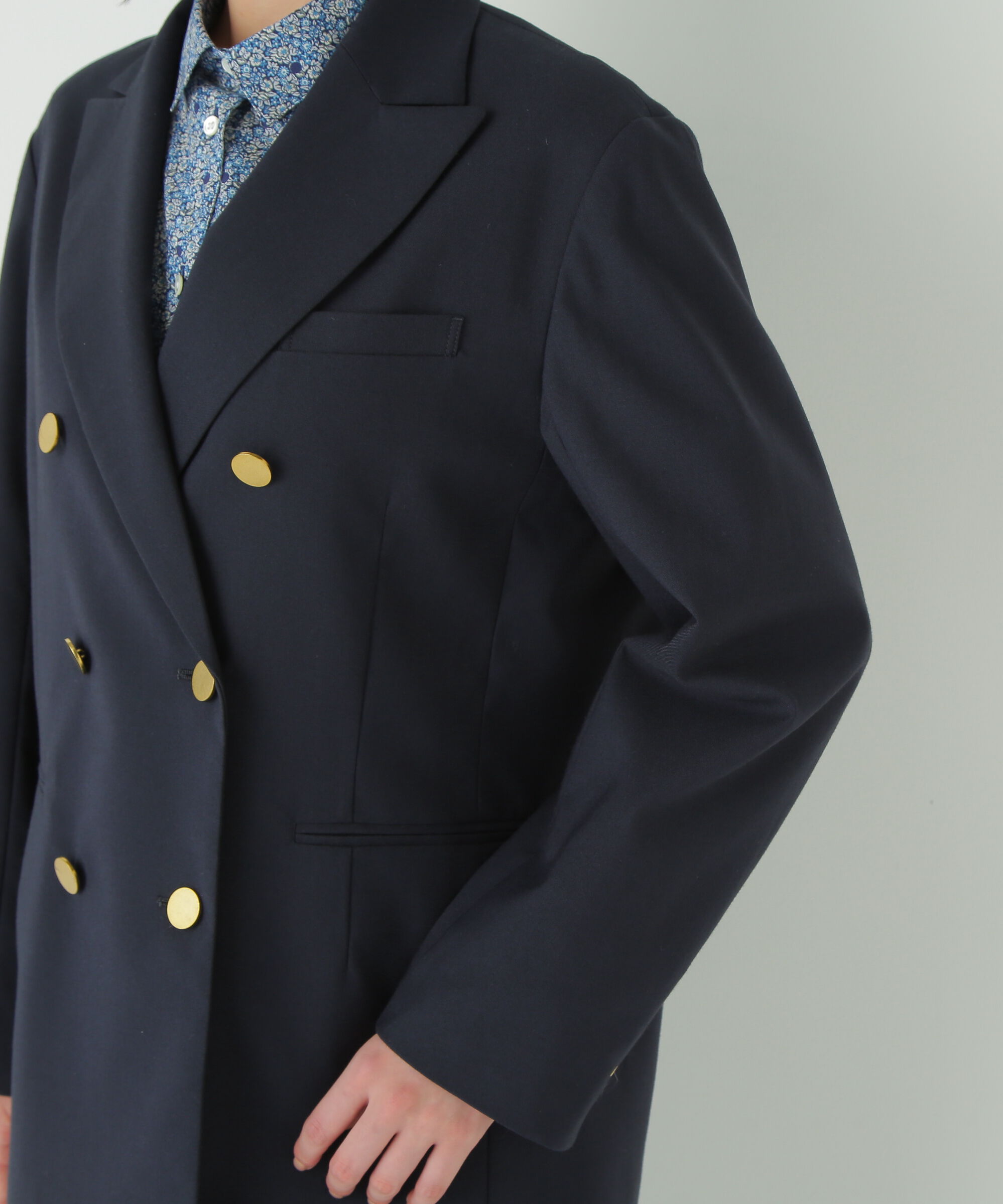  「◆強撚シャークスキンピークドラペルジャケット」|その他|