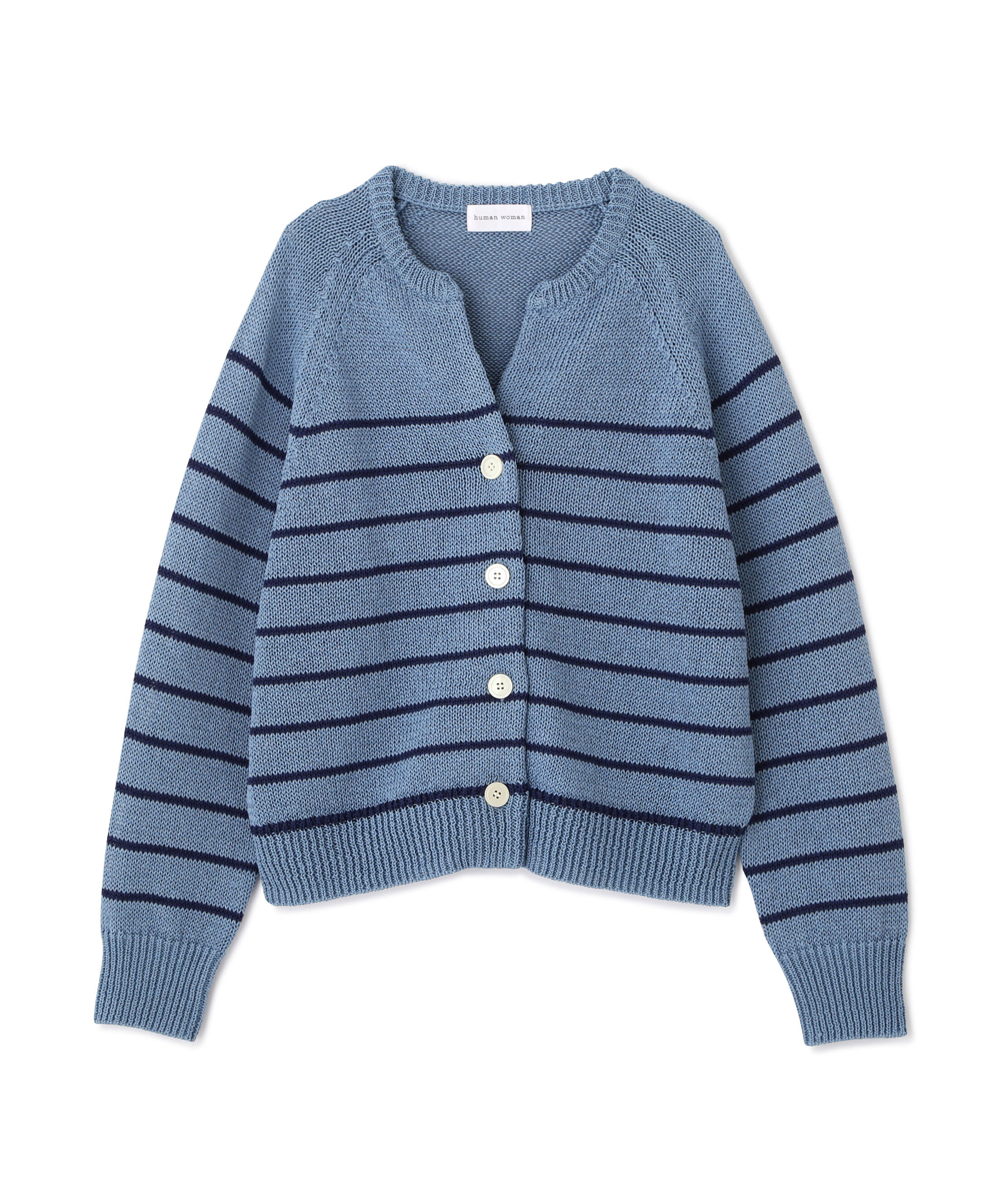  「◆《ウォッシャブル》ギマコットンキーネックカーディガン」|ニット・セーター|