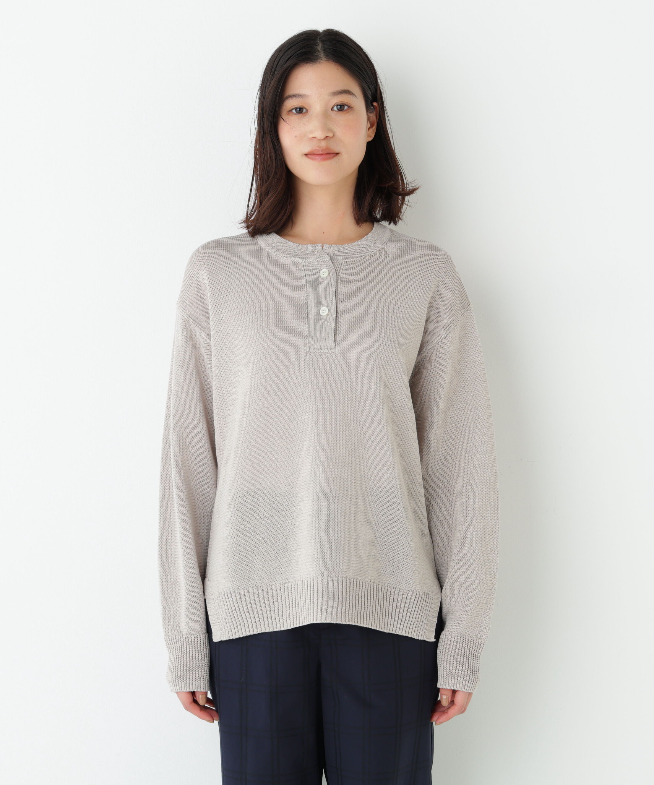  「◆≪ウォッシャブル≫ミドルゲージギマスキッパープルオーバー」|ニット・セーター|