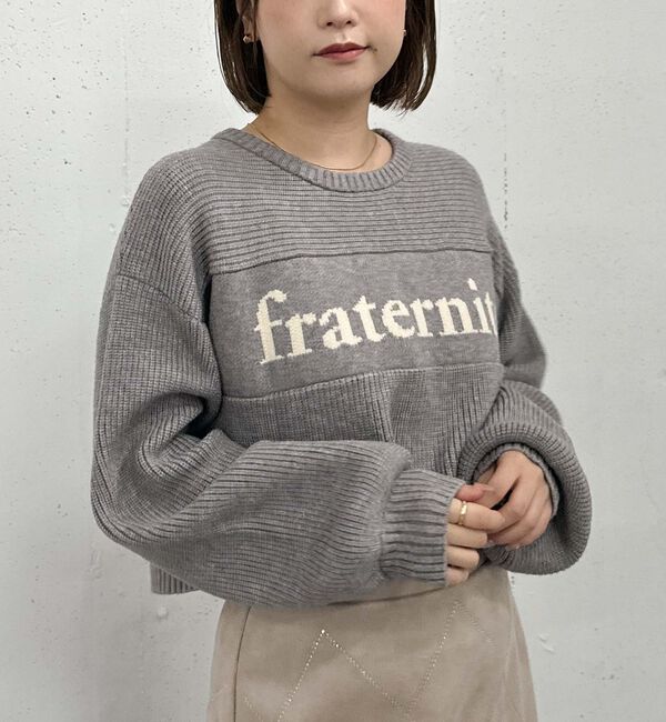 archives「畦編みロゴＪＱニット」|ニット・セーター|